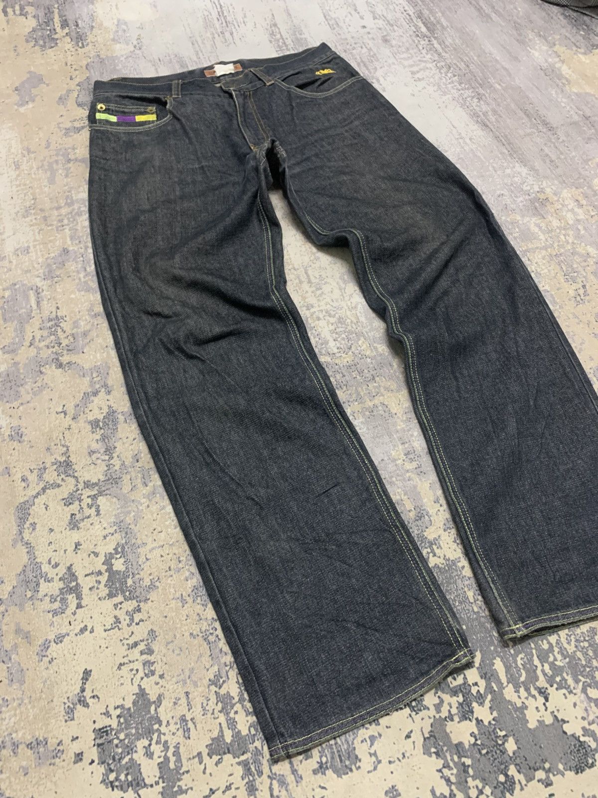Japanese Brand Japanese Brand Octopus Army Black Loose Fit Jeans Size US 32 / EU 48 - 4 Thumbnail
