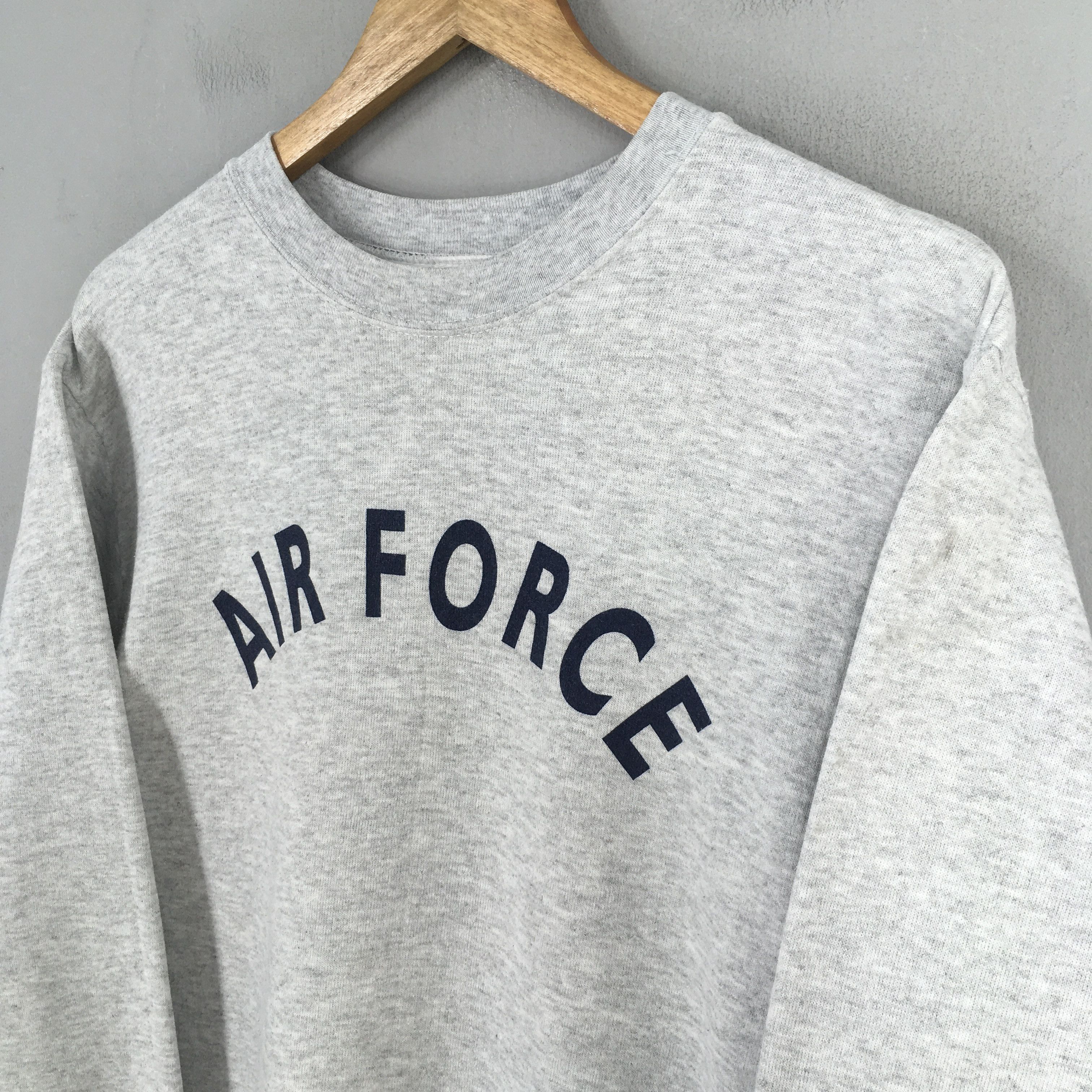 Other Vintage 90s Usa Air Force Gray Sweatshirt XSmall Size US XS / EU 42 / 0 - 3 Thumbnail