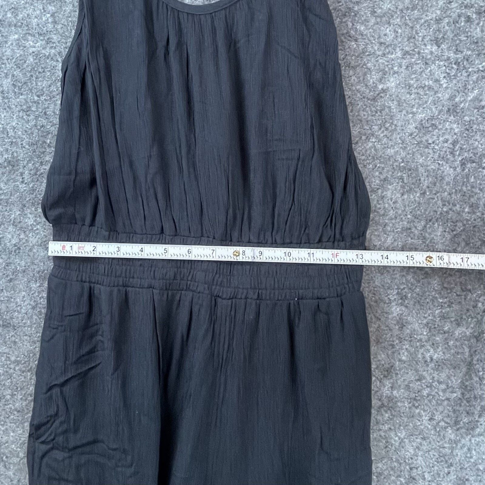 Prana Prana Fernie Wide Leg Jumpsuit Medium Black LIghtweight Size 30" / US 8 / IT 44 - 4 Thumbnail