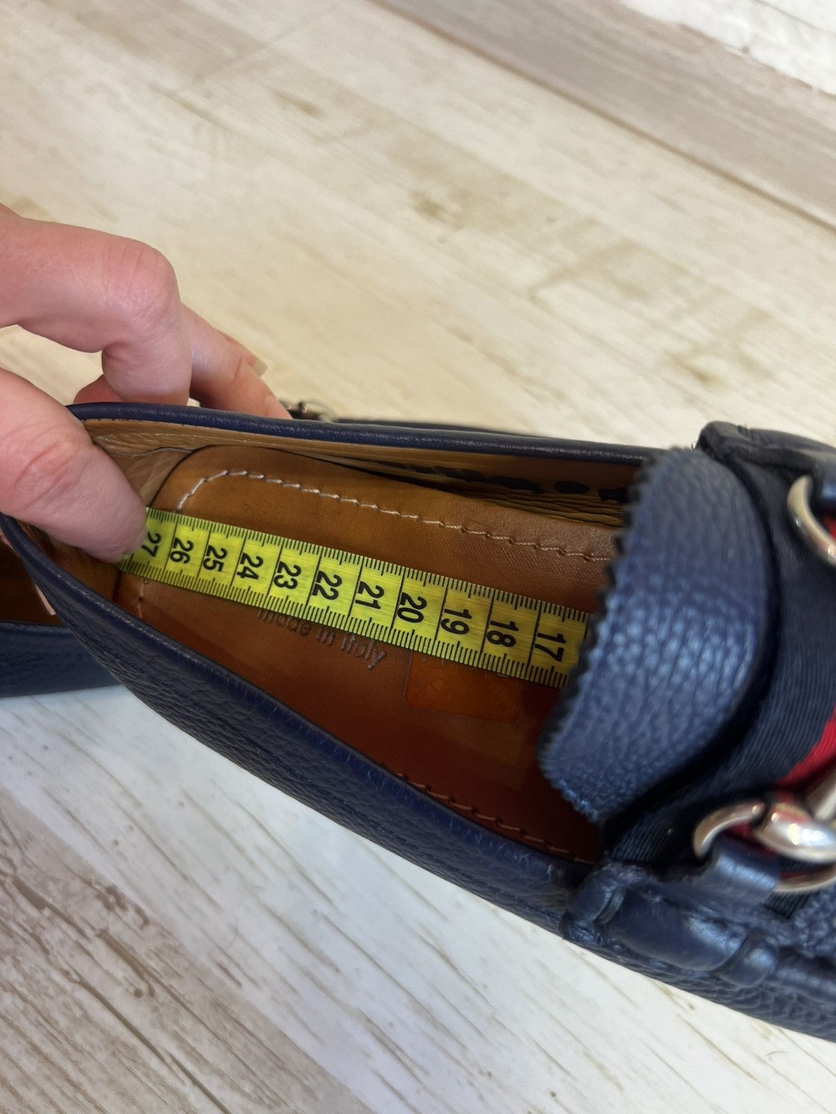 Gucci Gucci Dark Blue Leather Loafers Moccasins US 7.5 EU40.5 Size US 7.5 / EU 40-41 - 17 Thumbnail