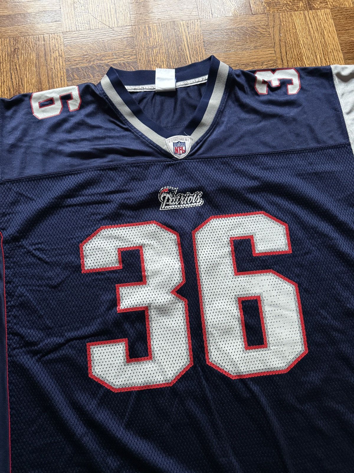 Reebok Vintage Reebok Lawyer Milloy New England Patriots Jersey Size US XL / EU 56 / 4 - 5 Thumbnail