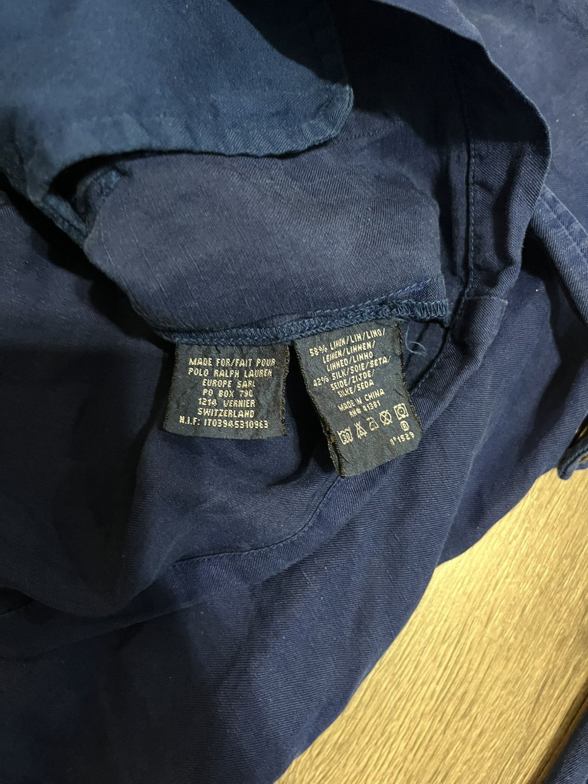 Ralph Lauren × Ralph Lauren Blue Label Ralph Lauren Blue Label Jacket Utility Belted Military M Size M / US 6-8 / IT 42-44 - 10 Thumbnail