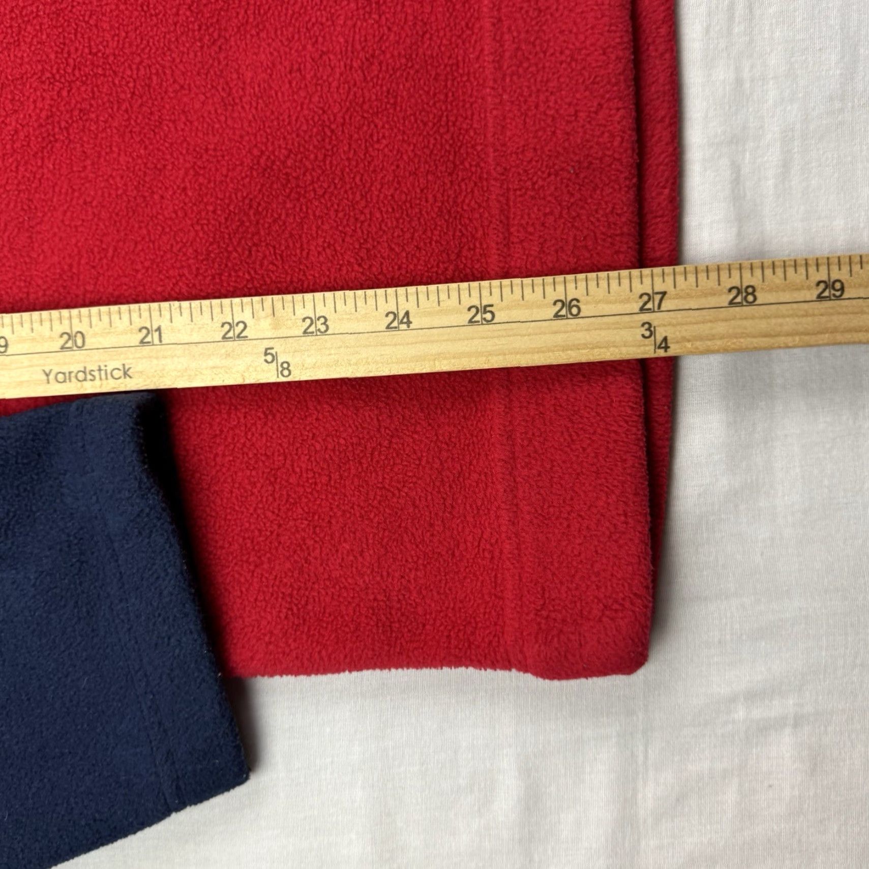 Tommy Hilfiger VINTAGE Tommy Hilfiger Jacket XL Adults Red Fleece Pullover Zip 90s Vintage 90s Mens Jacket Size US XL / EU 56 / 4 - 5 Thumbnail