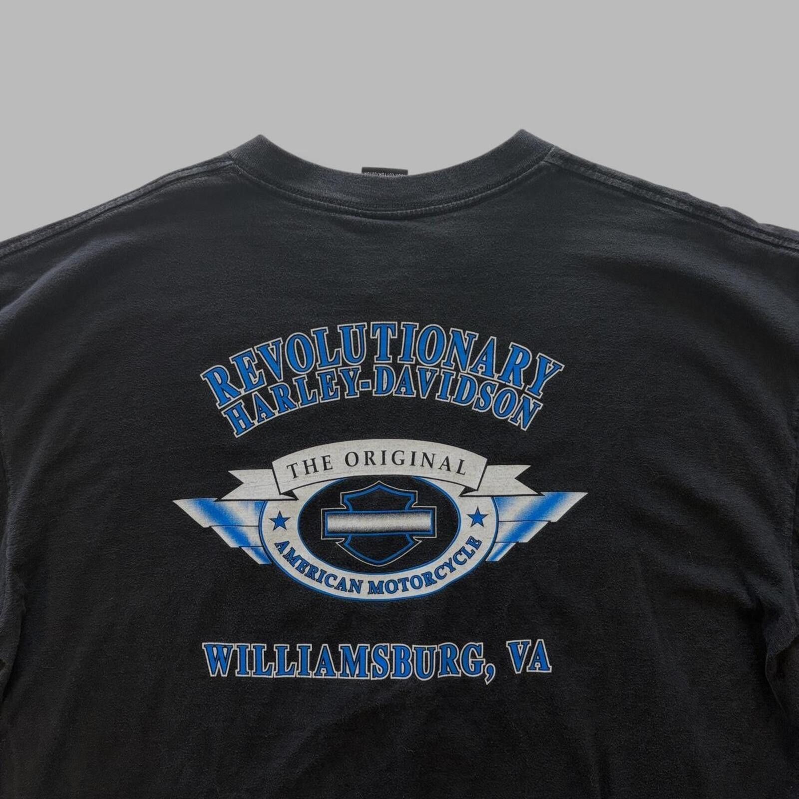 Harley Davidson 90s Harley-Davidson Williamsburg eagles tee Size US XL / EU 56 / 4 - 4 Thumbnail
