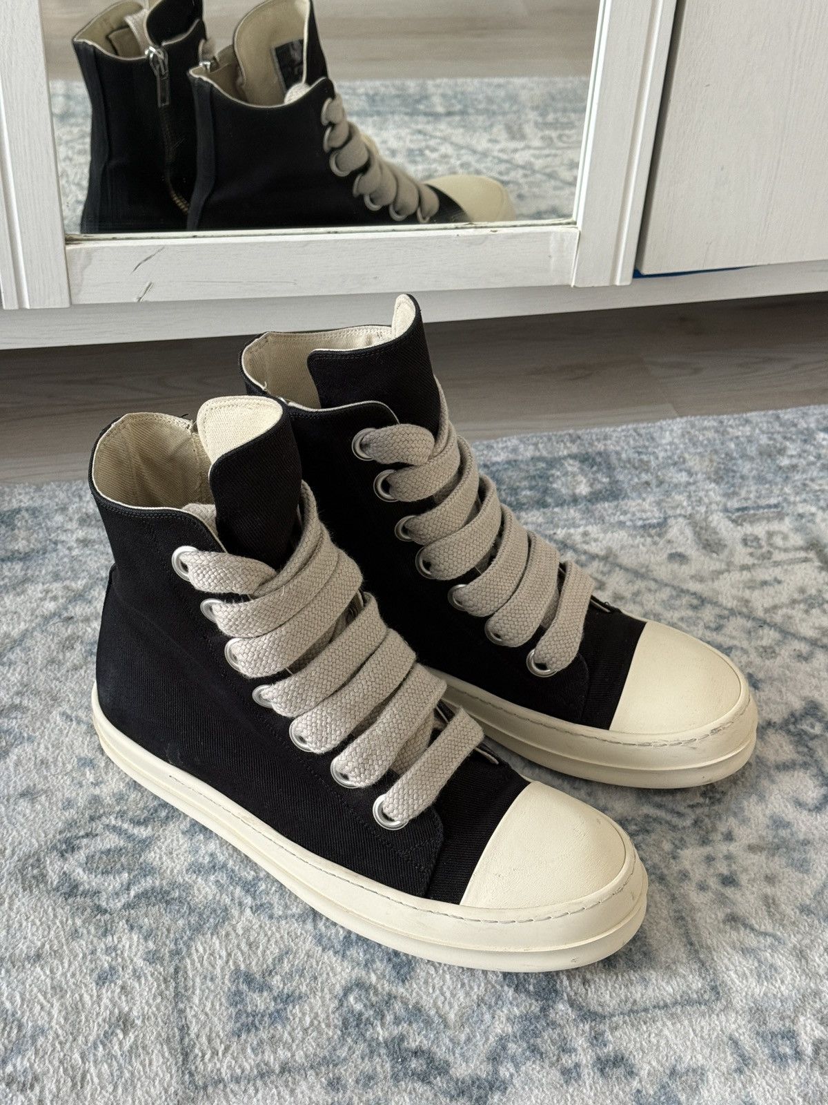 Rick Owens Drkshdw Rick Owens Jumbo Laces Size US 11 / EU 44 - 1 Thumbnail