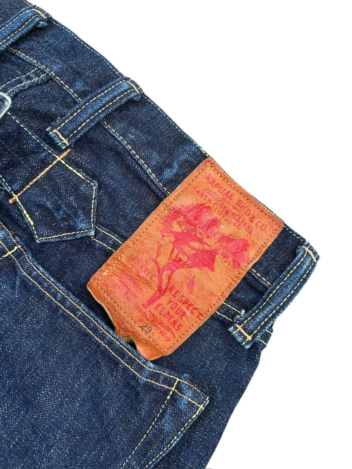 Kapital Buckle Back KAPITAL Selvedge Denim Jeans Size US 30 / EU 46 - 13 Thumbnail
