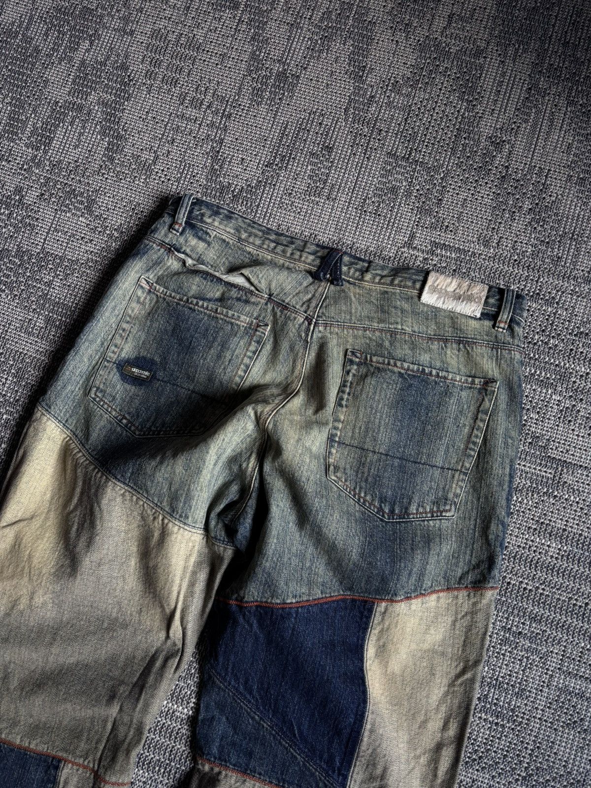 Akademiks Vintage Akademiks Reconstructed Patchwork Denim Y2K Fit Size US 38 / EU 54 - 2 Thumbnail