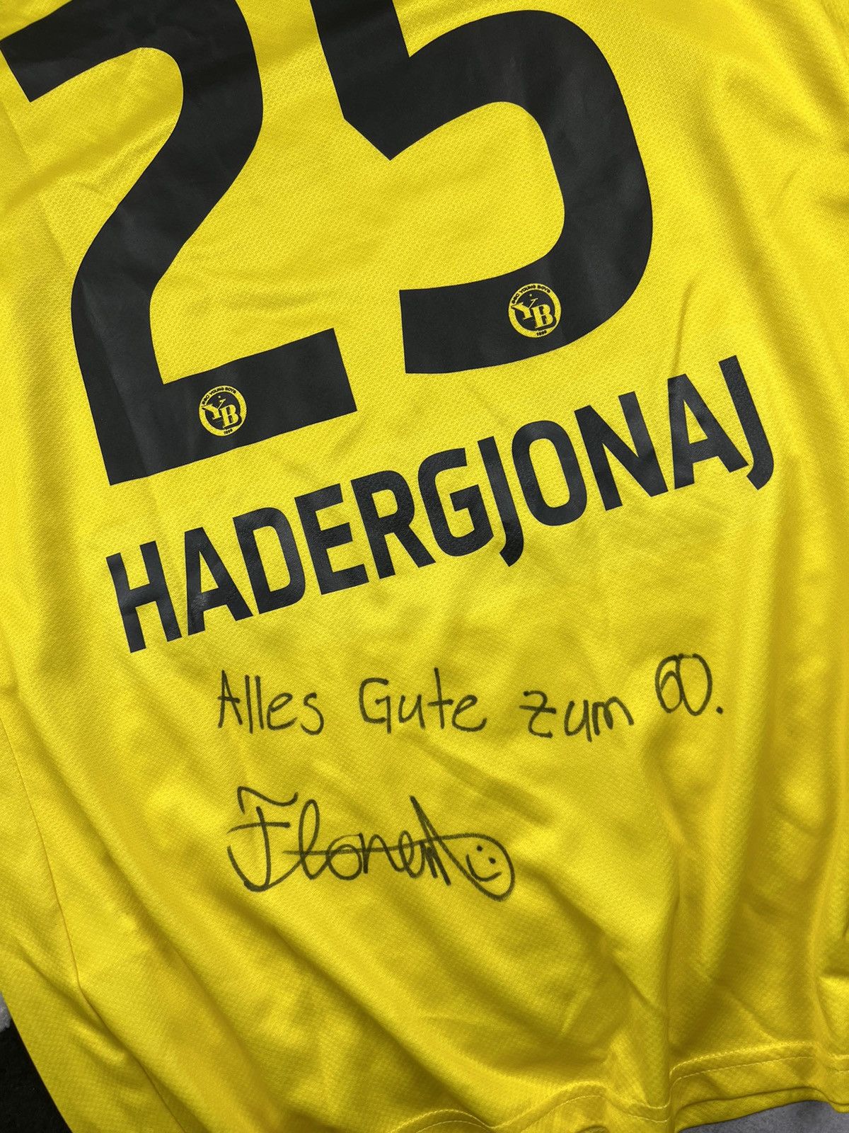 Other Jako #25 Young Boys 2013 Hadergjonaj Football Soccer Jersey Size US XXL / EU 58 / 5 - 10 Thumbnail