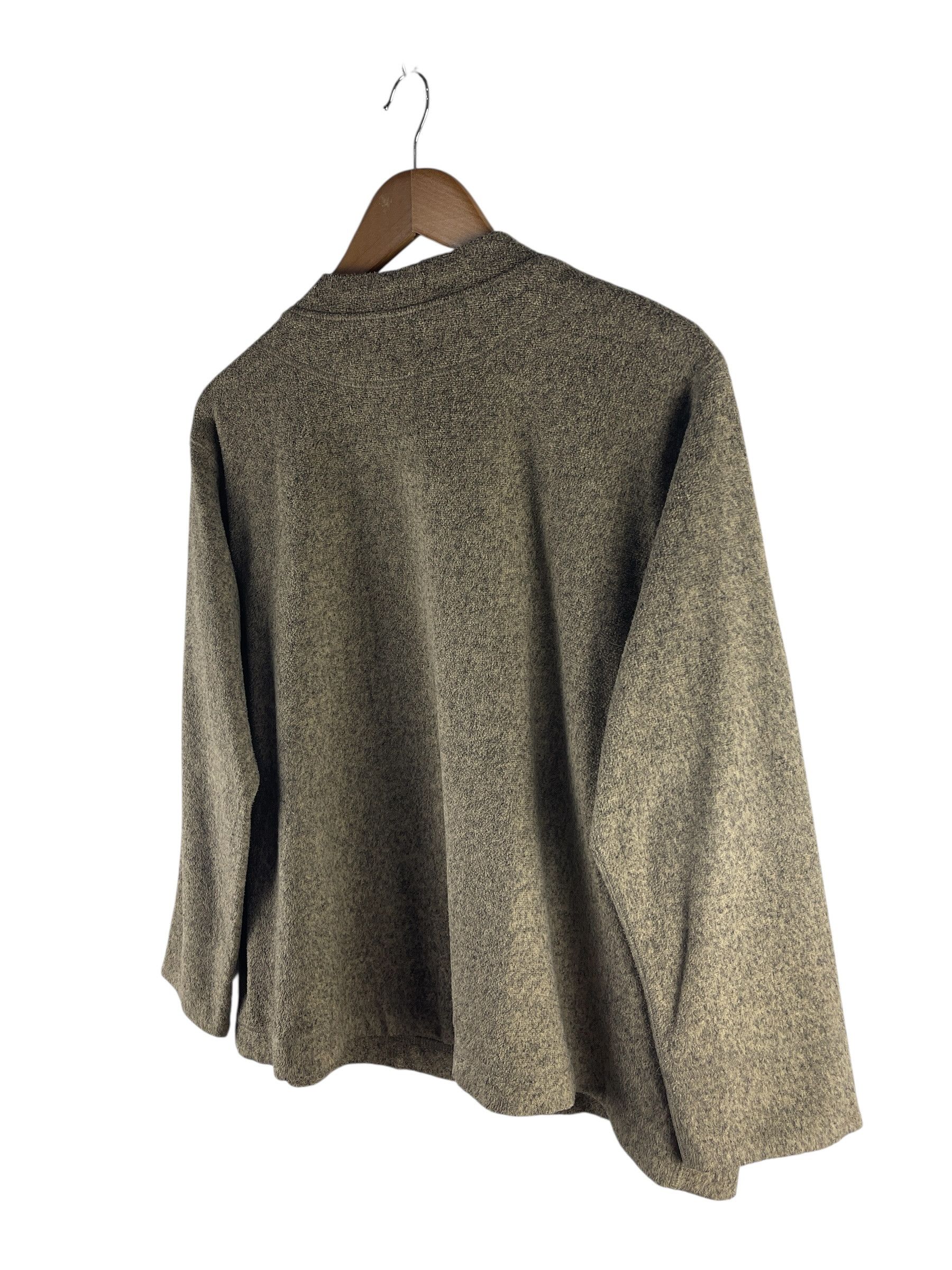 Ne-Net Né-net Asymmetrical Collar Knit Pullover Japanese Designer Size US L / EU 52-54 / 3 - 6 Thumbnail
