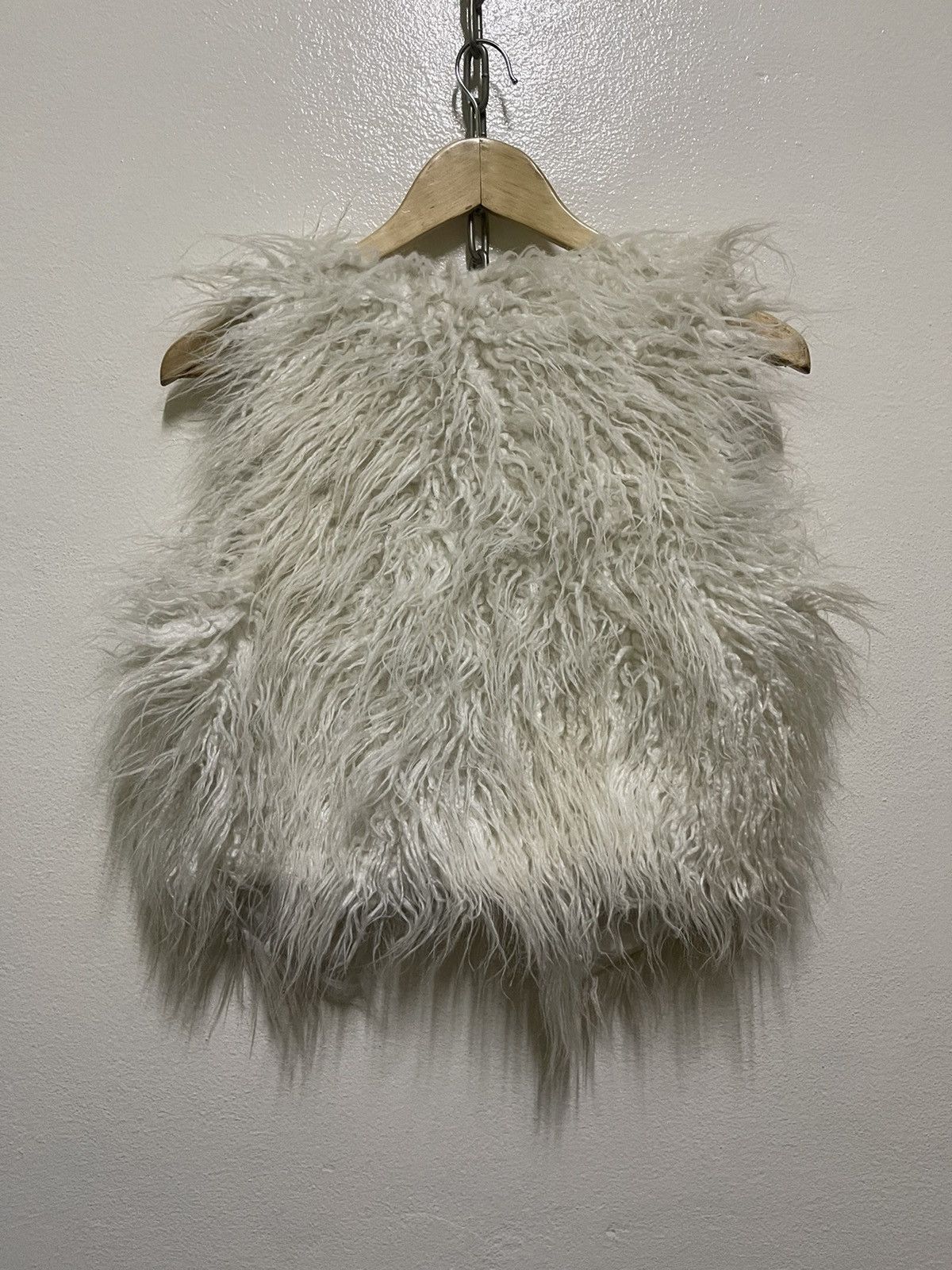 Japanese Brand Bluewish Faux Fur Vest Size S / US 4 / IT 40 - 13 Thumbnail