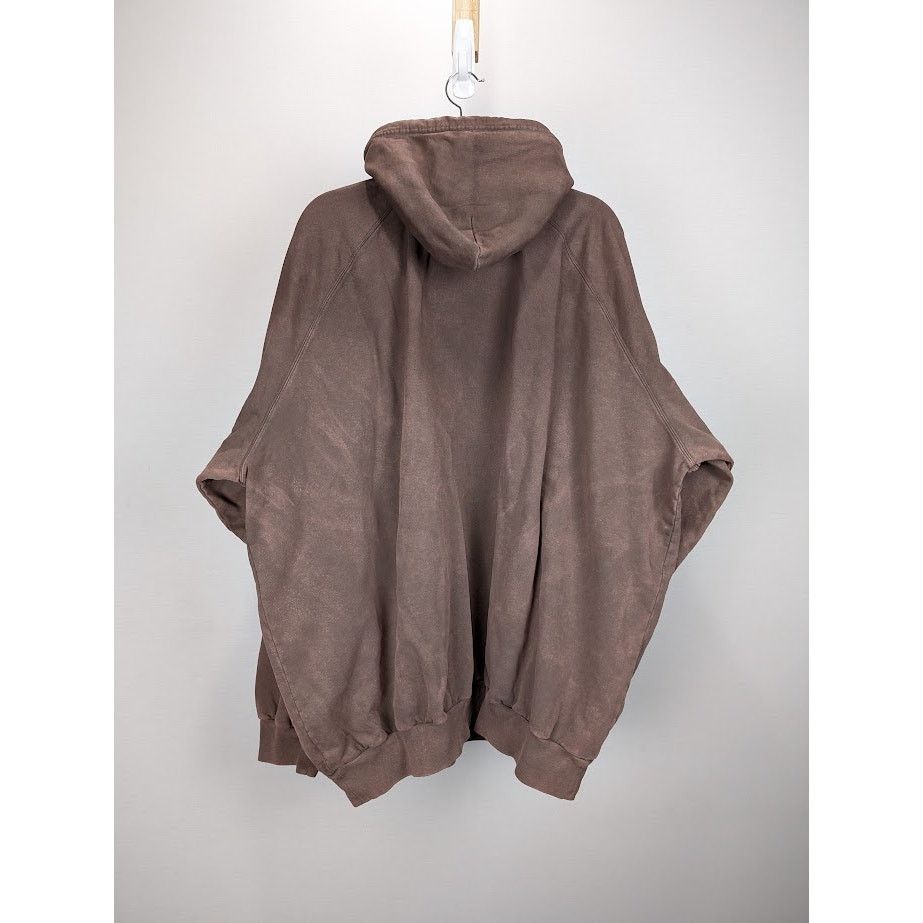 Balenciaga o1rshd1 Oversize Hoodie in Brown Size US M / EU 48-50 / 2 - 10 Thumbnail