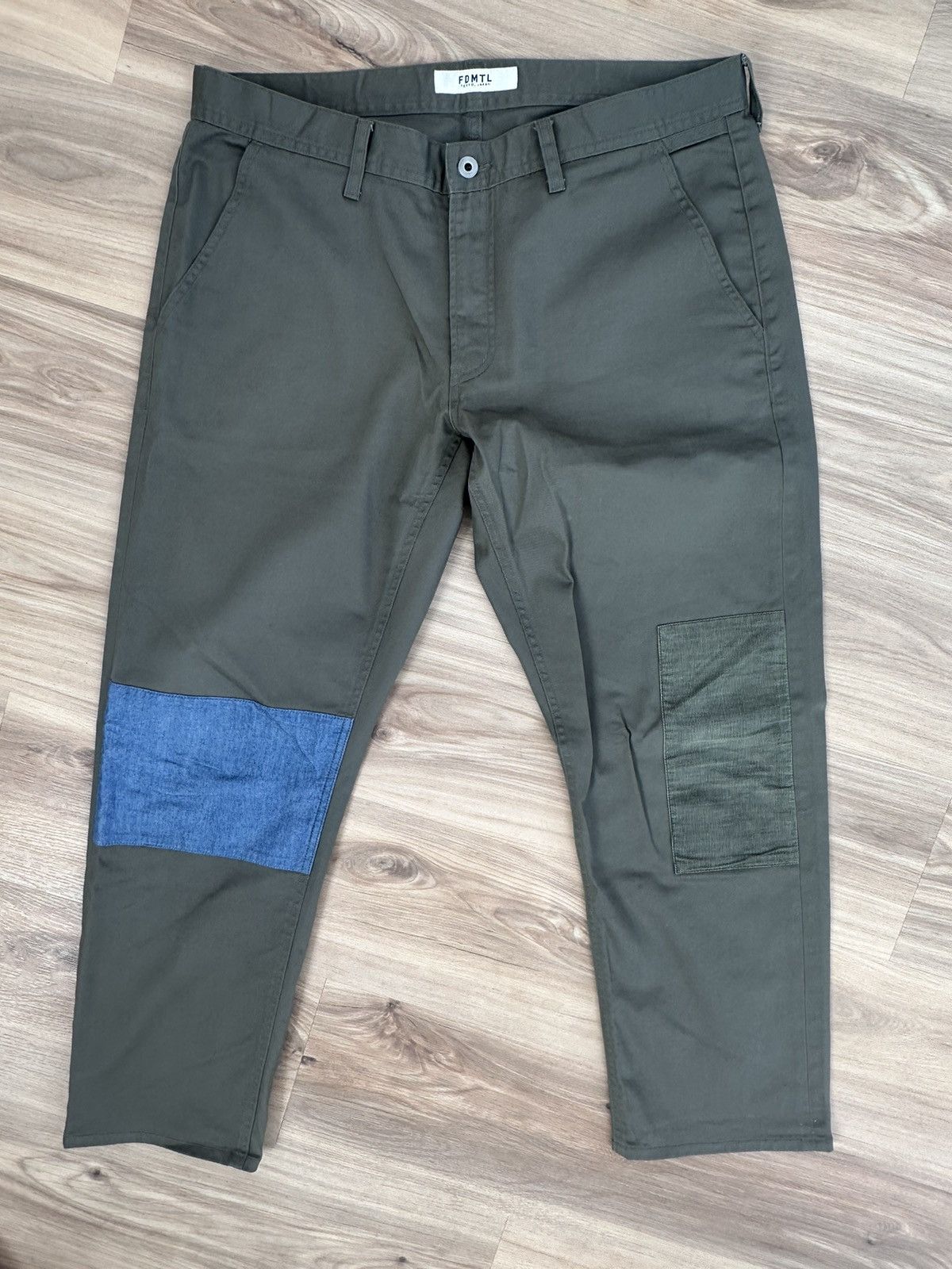 FDMTL cropped patchwork pants