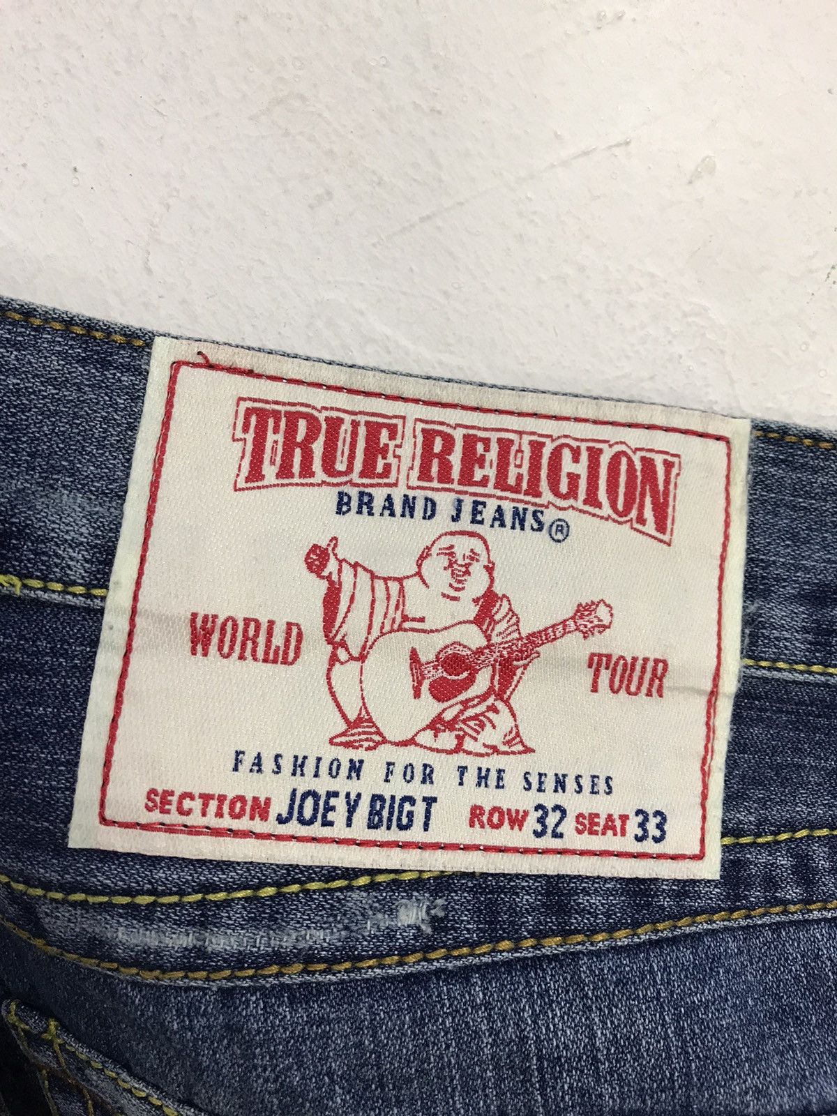 True Religion True Religion Joey Big T Usa Flaps Pocket Indigo Low Rise Size 32" / US 10 / IT 46 - 8 Thumbnail