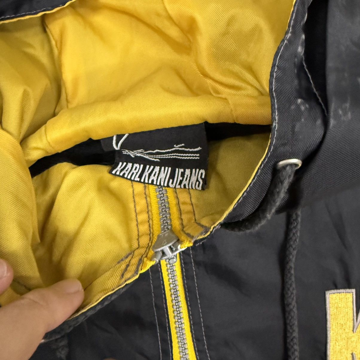Karl Kani × Vintage Vintage Karl Kani Anorak Hip Hop Size US XL / EU 56 / 4 - 4 Thumbnail