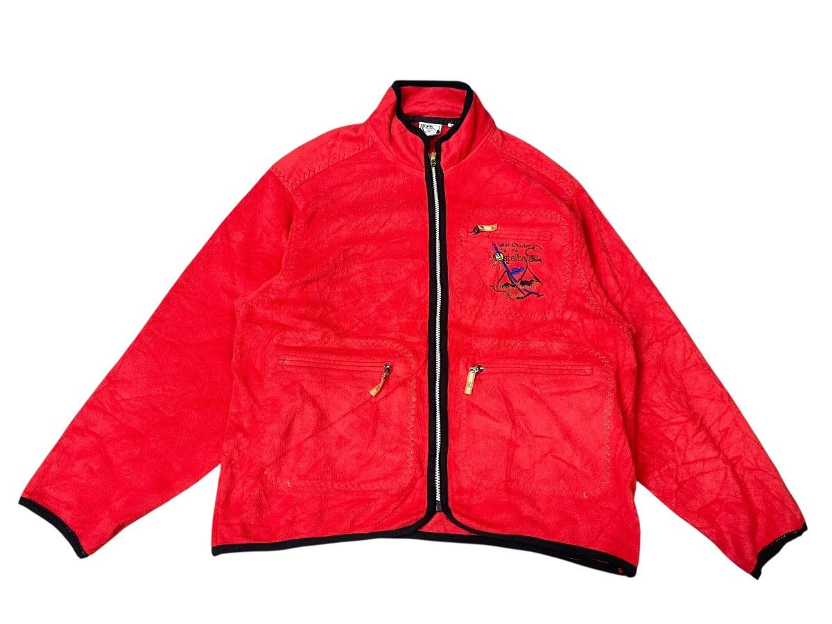 Jean Charles De Castelbajac Vintage Jean Charles De Castlebajac Fleece Jacket Size US M / EU 48-50 / 2 - 1 Thumbnail