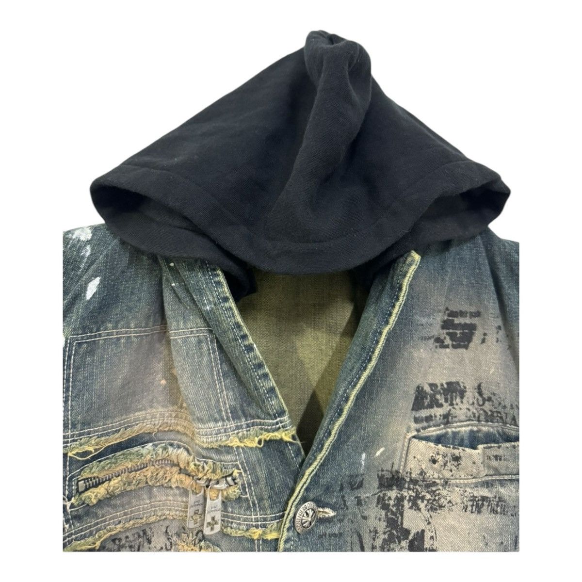 If Six Was Nine 💥PUNK DESIGN DESTROYED THRASHED BERNING SHO DENIM RARE Size US M / EU 48-50 / 2 - 6 Thumbnail