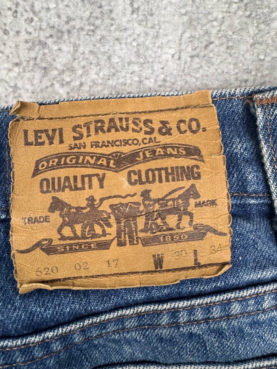 Levi's Levis 520 Women Blue Denim Jeans Cargo Vintage 70s rare Size 30" / US 8 / IT 44 - 3 Thumbnail