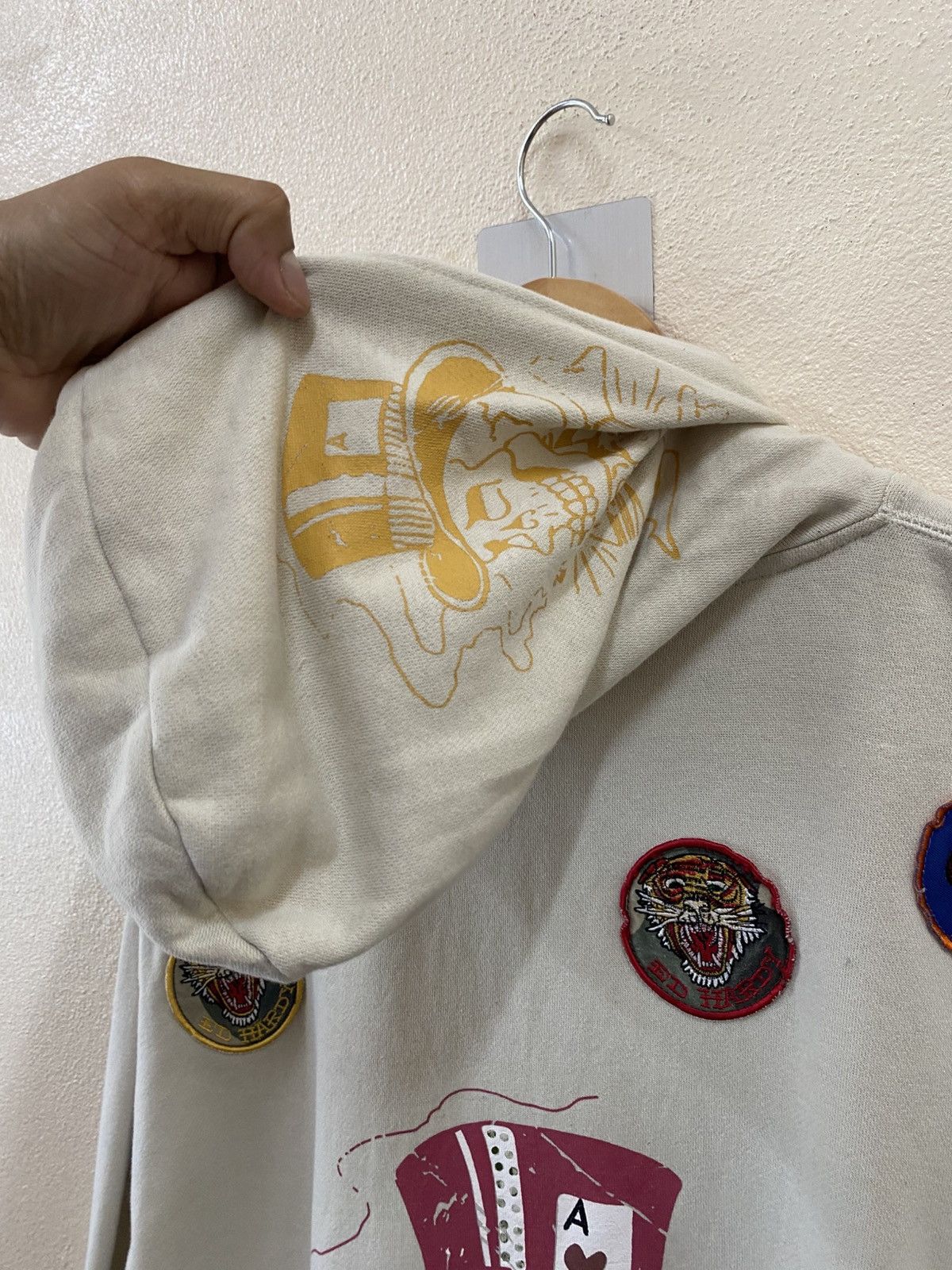 Ed Hardy Rare Vtg Ed Hardy Hoodie Zip Up Size US XXL / EU 58 / 5 - 8 Thumbnail