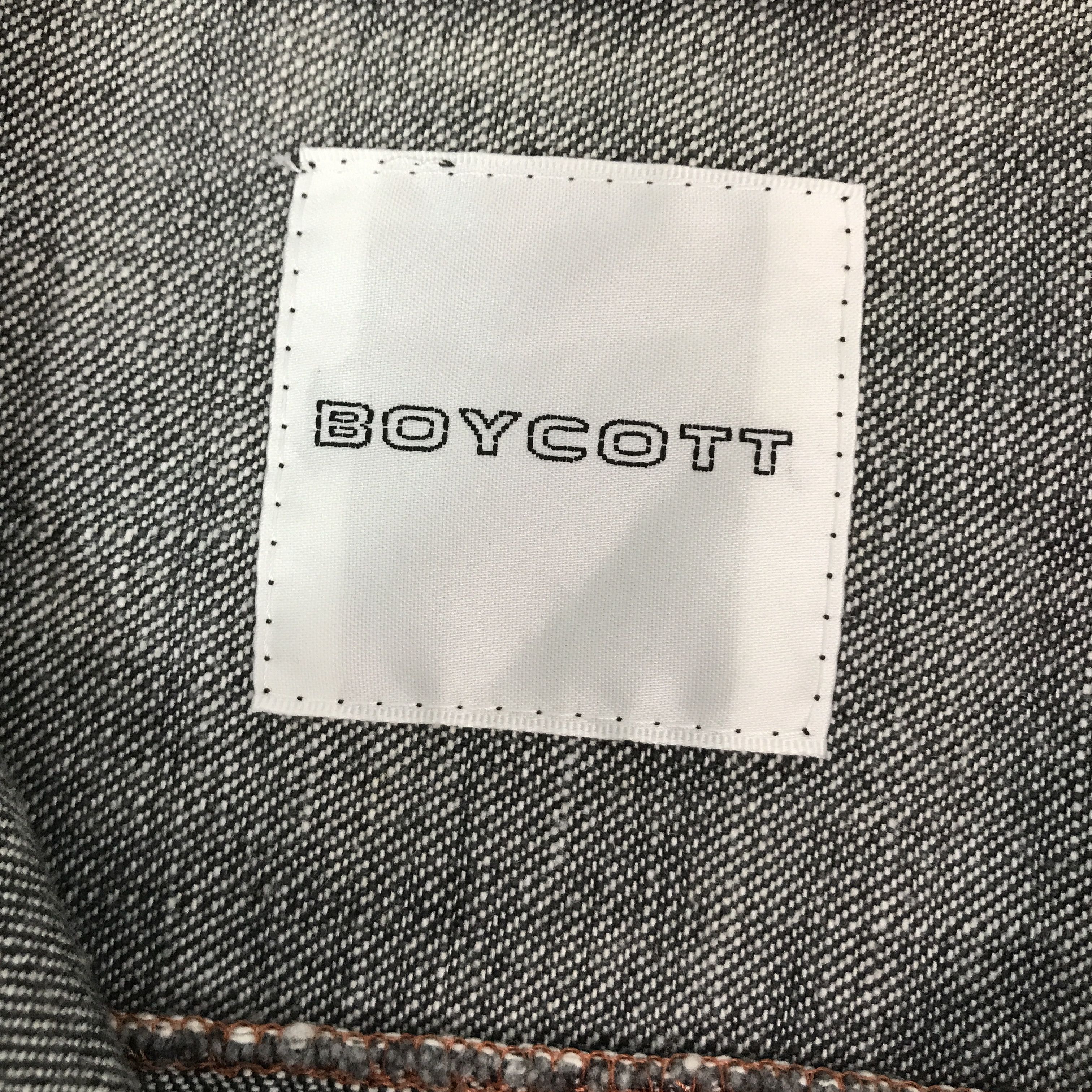 Boycott Boycott Japanese Denim Zipped Shirt style jacket K66B19 Size US L / EU 52-54 / 3 - 7 Thumbnail