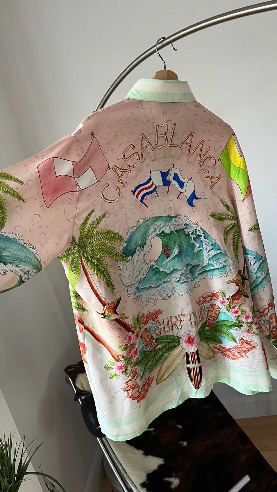 Casablanca Casablanca silk Surf Club shirt Size US L / EU 52-54 / 3 - 3 Thumbnail