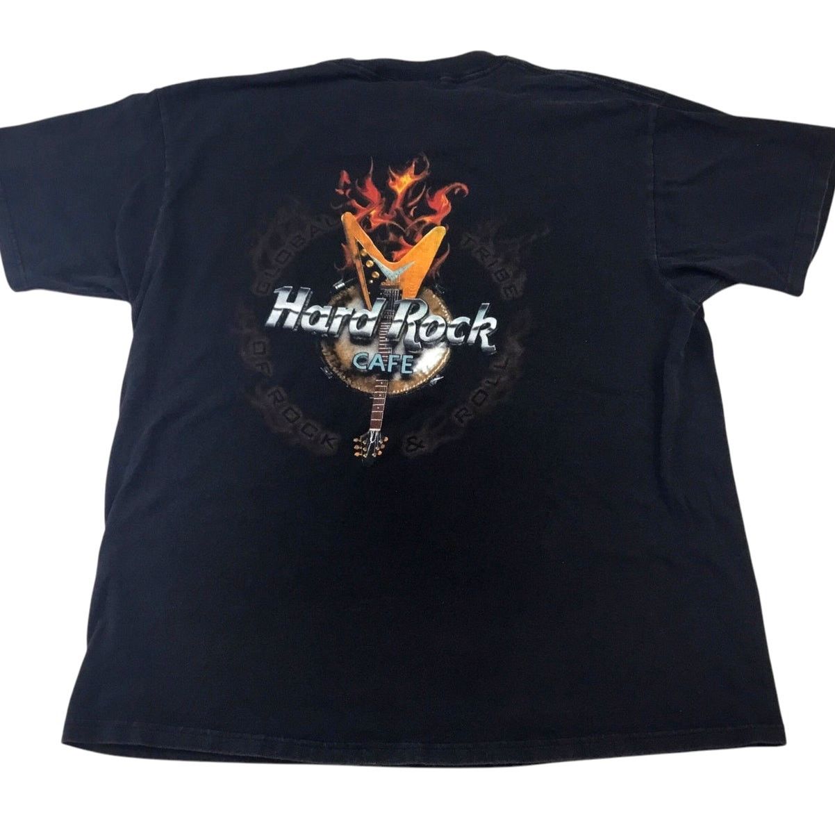 Hard Rock Cafe Hard Rock Cafe Cleveland 1998 Vintage T-Shirt Black Guitar L Size US L / EU 52-54 / 3 - 3 Thumbnail