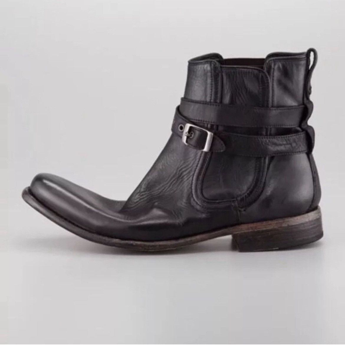 John Varvatos Bowery Buckled Chelsea Boot 10.5 or EU 44.5 Size US 10.5 / EU 43-44 - 4 Thumbnail