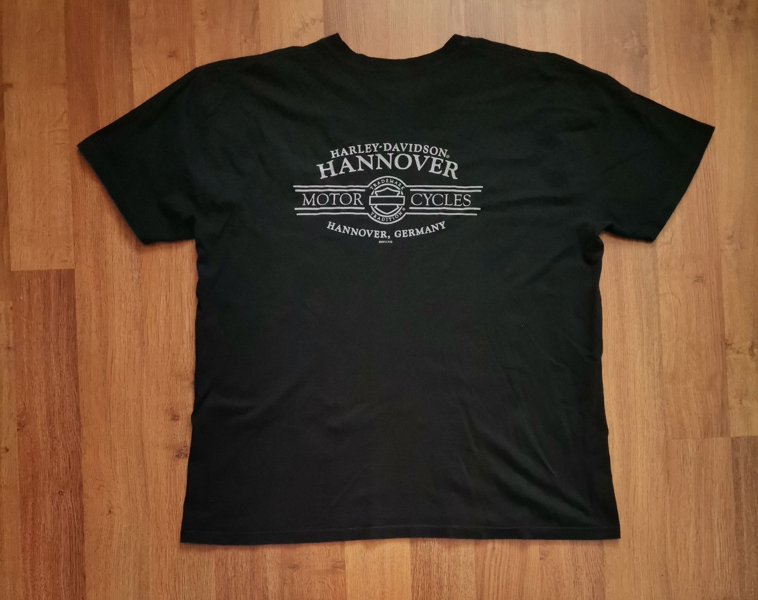 Harley Davidson Harley-Davidson Hannover 2012 Tee Size US XL / EU 56 / 4 - 5 Thumbnail