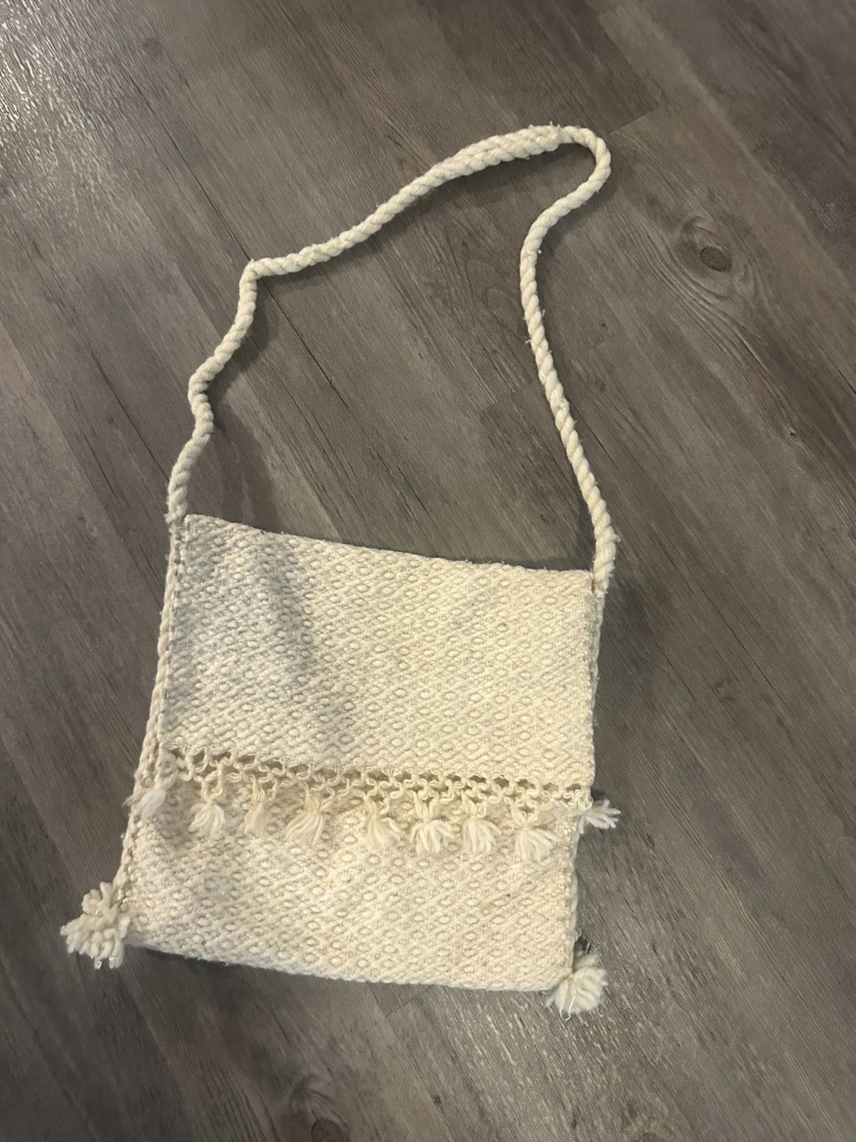 Other Beige knitted crossbody bag for women pre-owned Size ONE SIZE - 2 Thumbnail