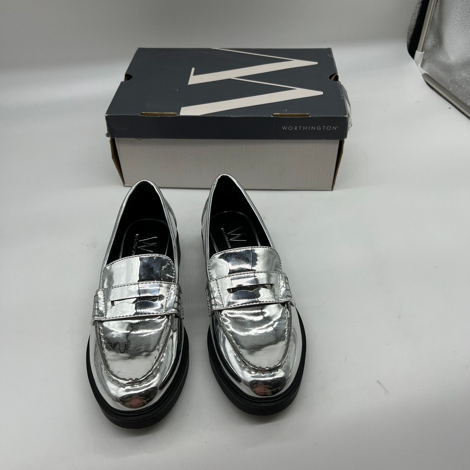 Other Worthington Ellen Womens Round Closed Toe Loafers Size US 6 / IT 36 - 2 Thumbnail