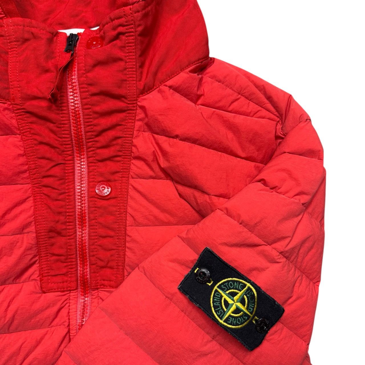 Stone Island Stone island loom woven down jacket orange with badge Size US M / EU 48-50 / 2 - 2 Thumbnail