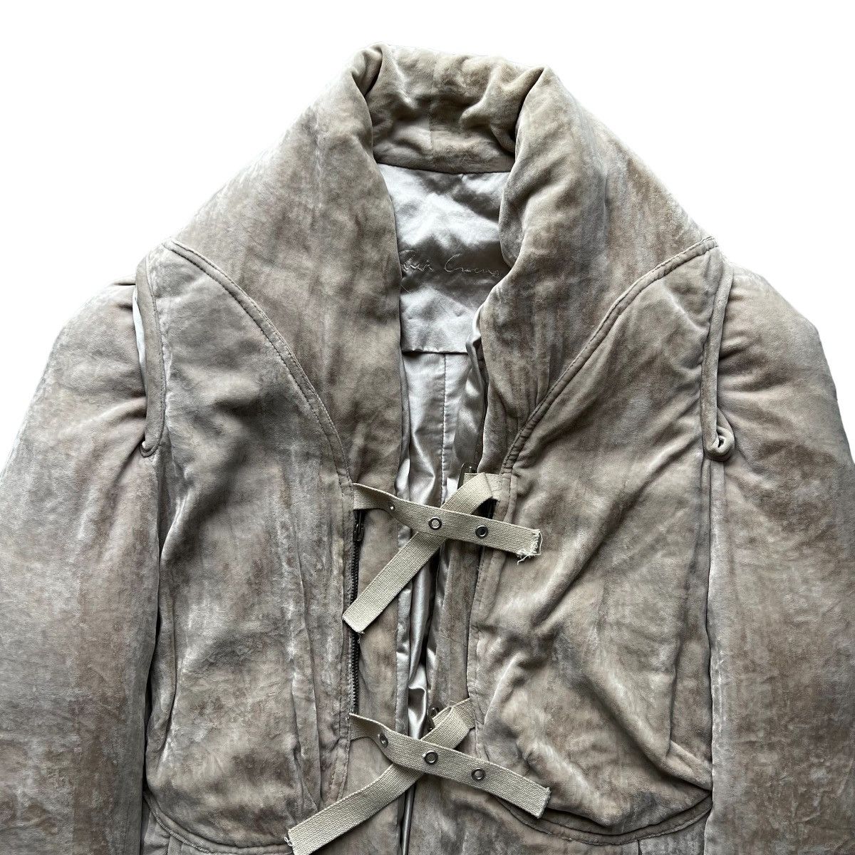 Rick Owens × Rick Owens Drkshdw RICK OWENS 2005AW MOOG VELVET BOMBER JACKET Size US M / EU 48-50 / 2 - 4 Thumbnail