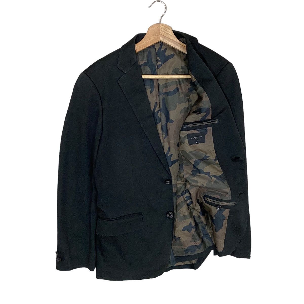 🎗️SOPHNET CAMOUFLAGE INNER COATS BLAZER