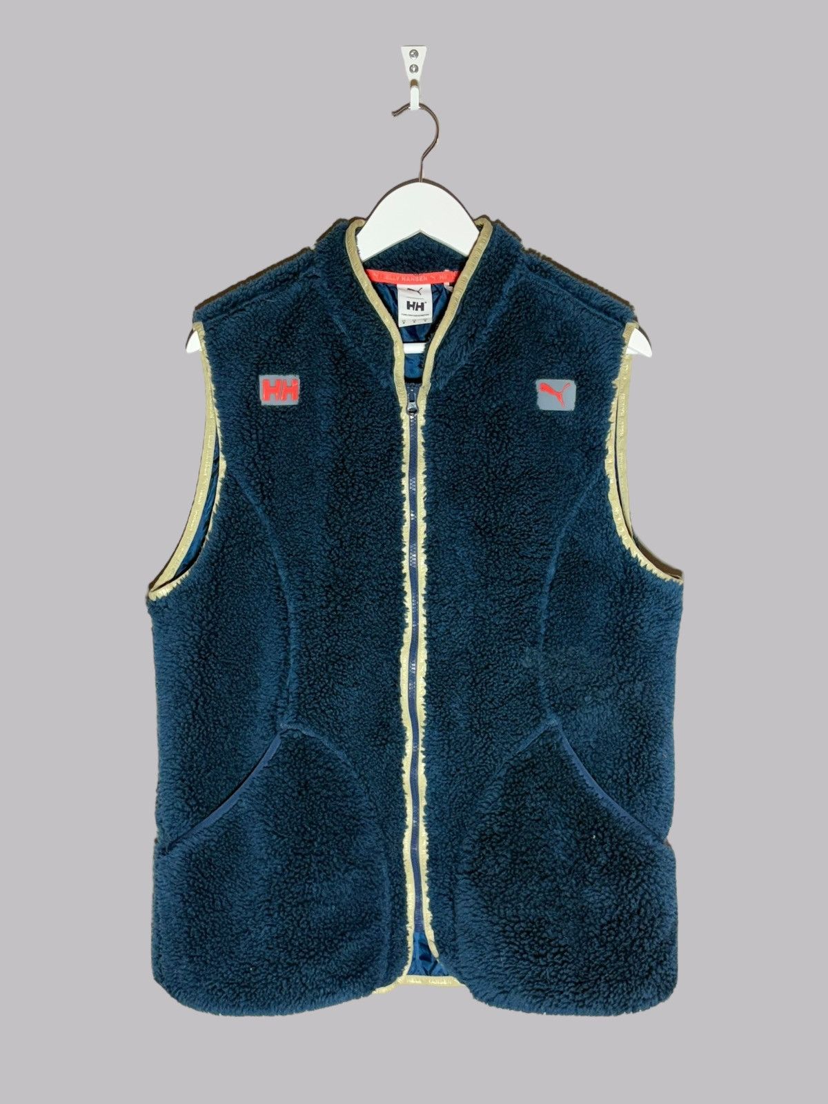Puma Helly Hansen Sherpa Gilet Running Vest Jacket Blue Size US M / EU 48-50 / 2 - 1 Thumbnail
