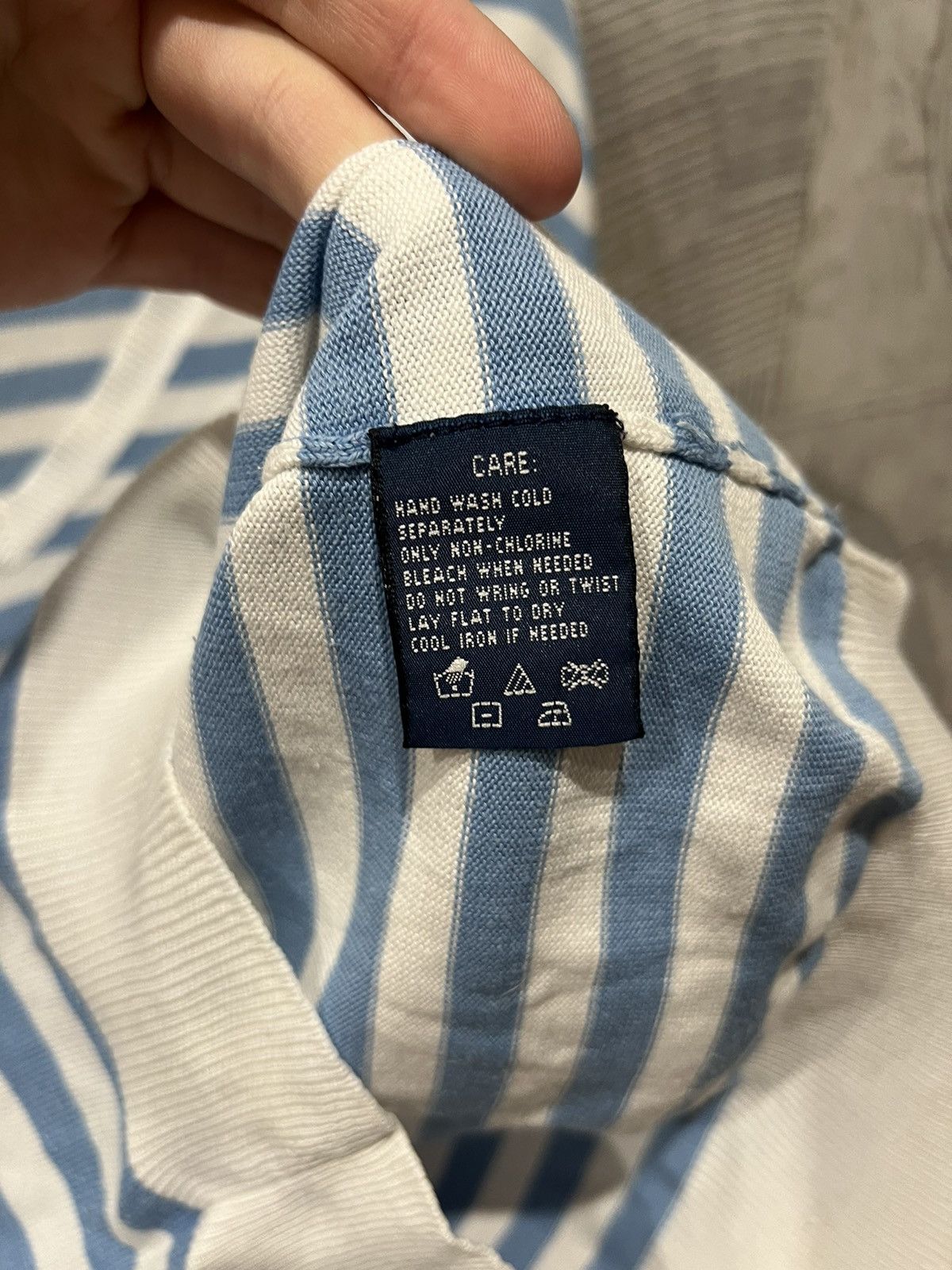 Polo Ralph Lauren × Ralph Lauren × Vintage Polo Ralph Lauren V Neck Top Sweater striped y2k vintage Size S / US 4 / IT 40 - 3 Thumbnail