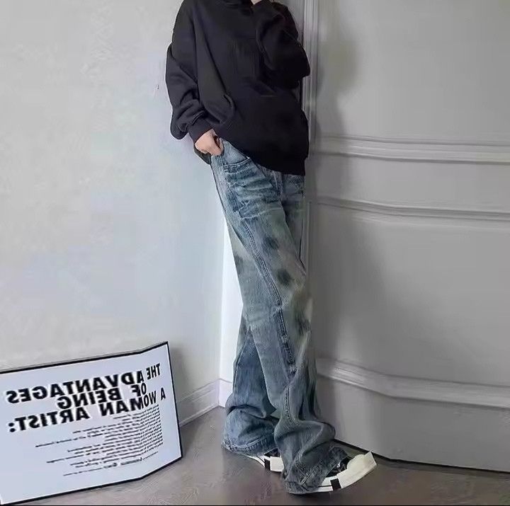 Japanese Brand × Jean Retro Straight Leg Washed Denim Pants Size US 28 / EU 44 - 5 Thumbnail