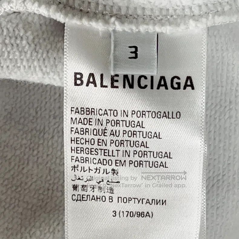 Balenciaga Flame Logo Hooded Drawstring Sweatshirt