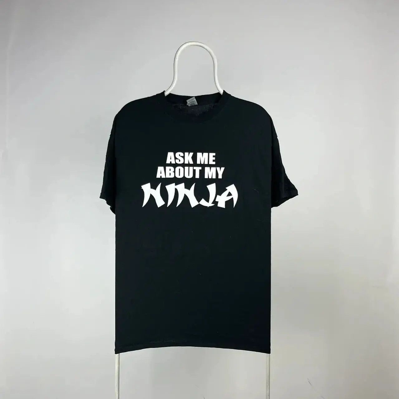 Band Tees Ask about my ninja T-shirt humor size XLarge Size US XL / EU 56 / 4 - 1 Thumbnail