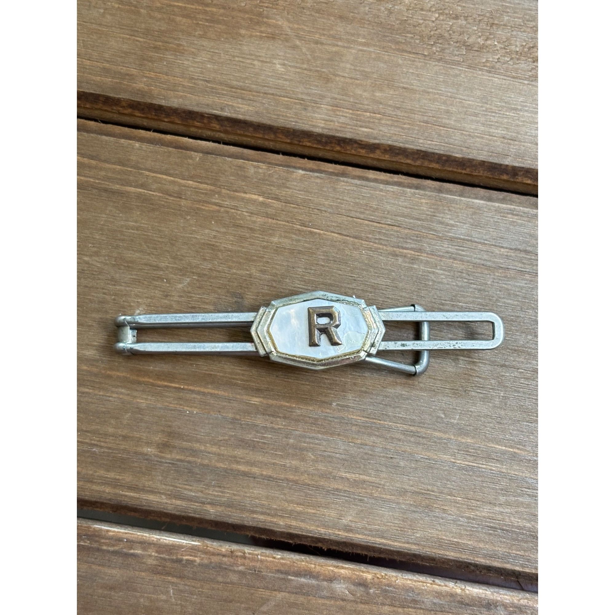 Other Vintage Tie Clip With Monogram R Size ONE SIZE - 1 Thumbnail