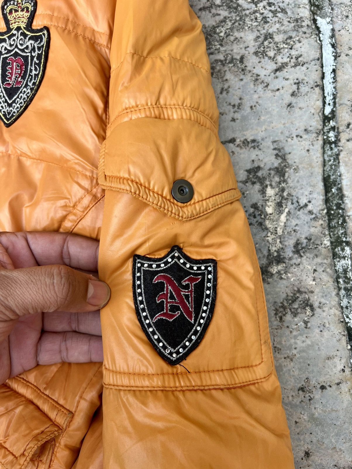 If Six Was Nine Vintage Nicole Club For Men Faux Fur Flame Hoodie Jacket Size US L / EU 52-54 / 3 - 9 Thumbnail