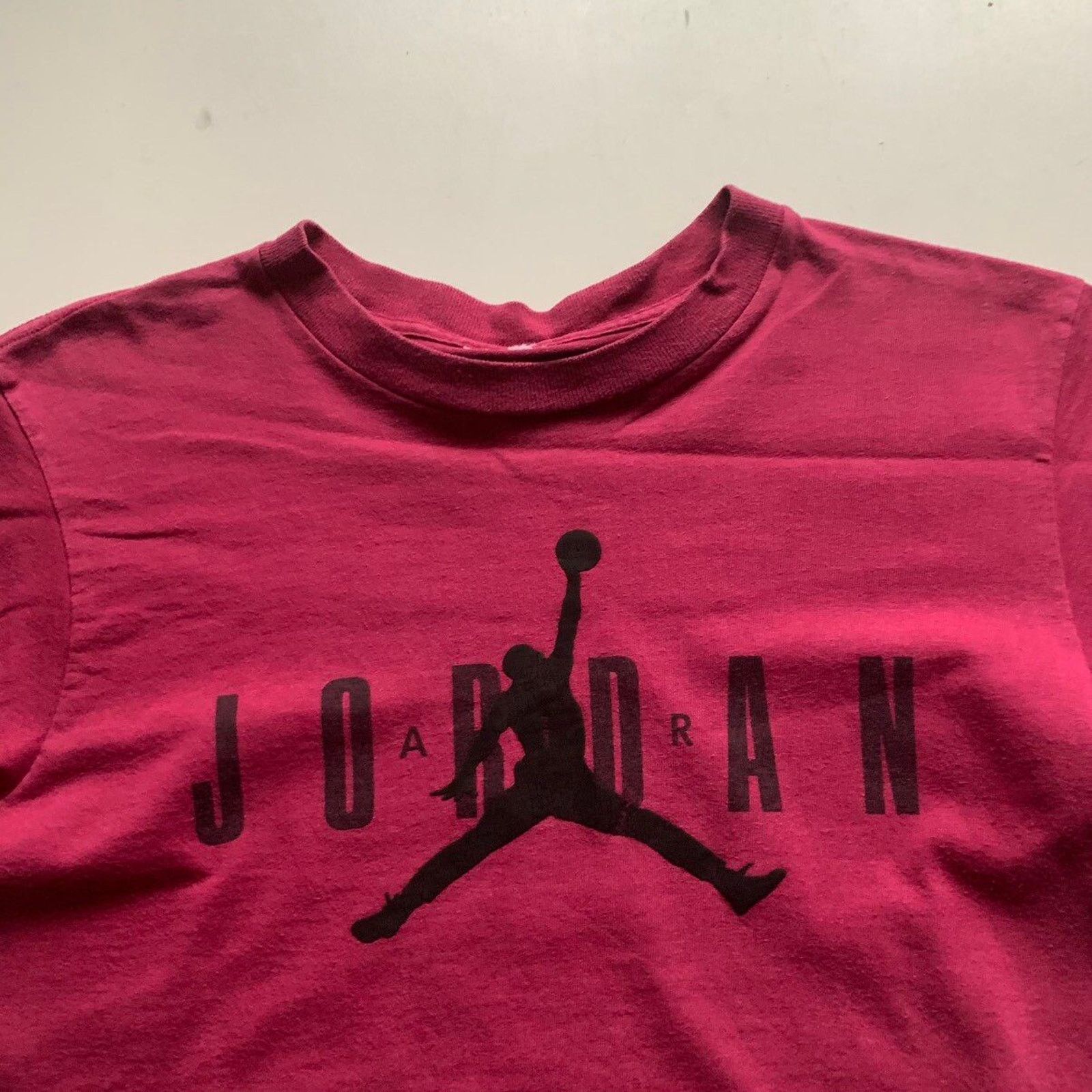 Jordan Brand × Nike × Vintage Vintage 90s Nike Air Jordan Jump Man Graphic T Shirt XS Rare Size US XS / EU 42 / 0 - 2 Thumbnail