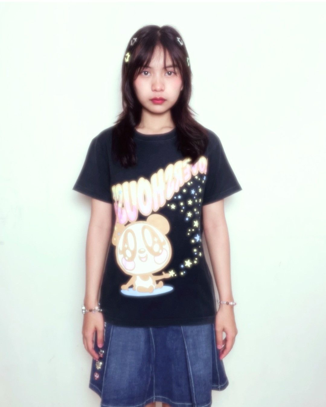 Super Lovers Lovers House Ken & Merry Panda Star Tee Size S / US 4 / IT 40 - 1 Thumbnail