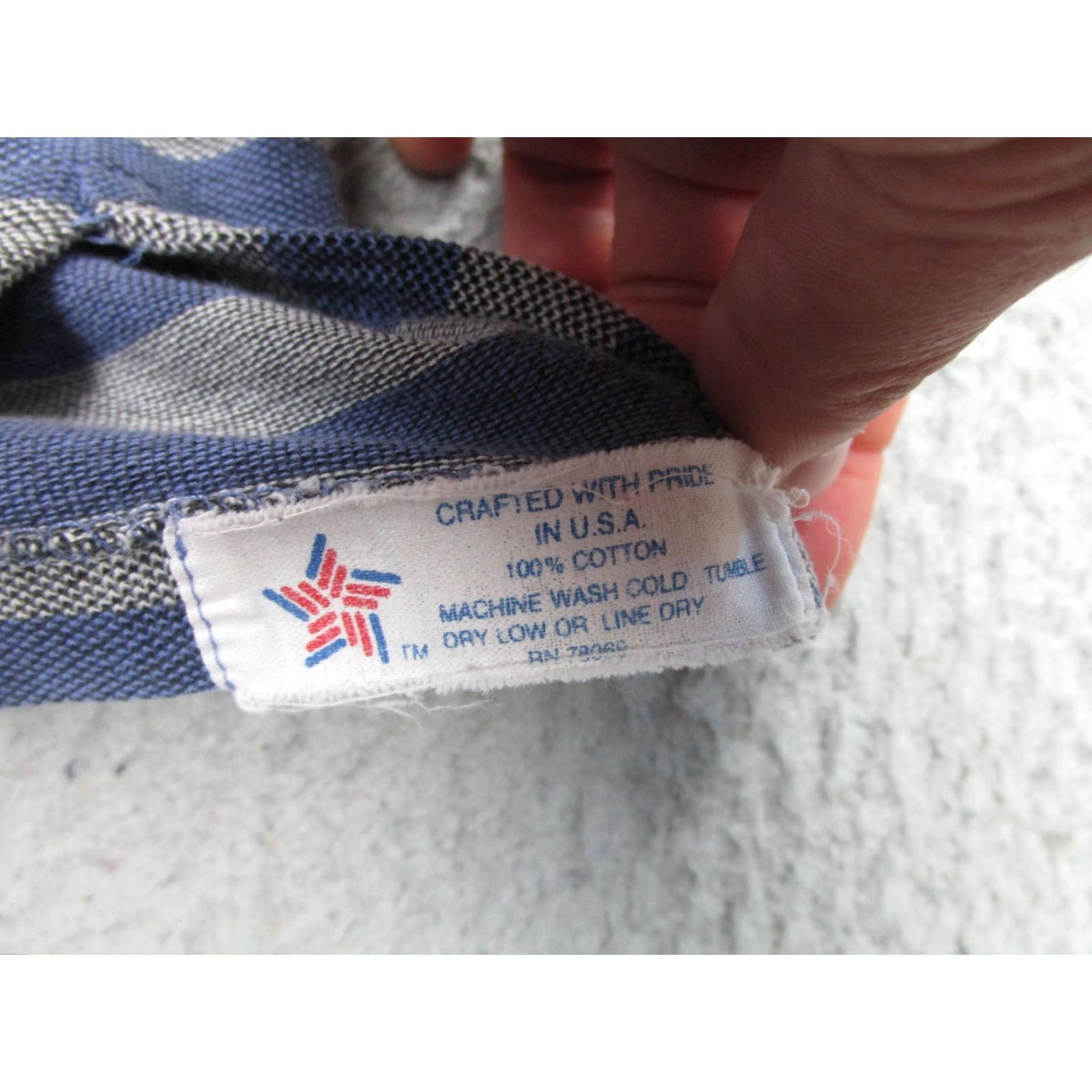 Vintage VINTAGE Ashworth Polo Shirt Mens Large Blue Gray Striped Spanish Hills Golf USA Cotton Size US L / EU 52-54 / 3 - 6 Thumbnail