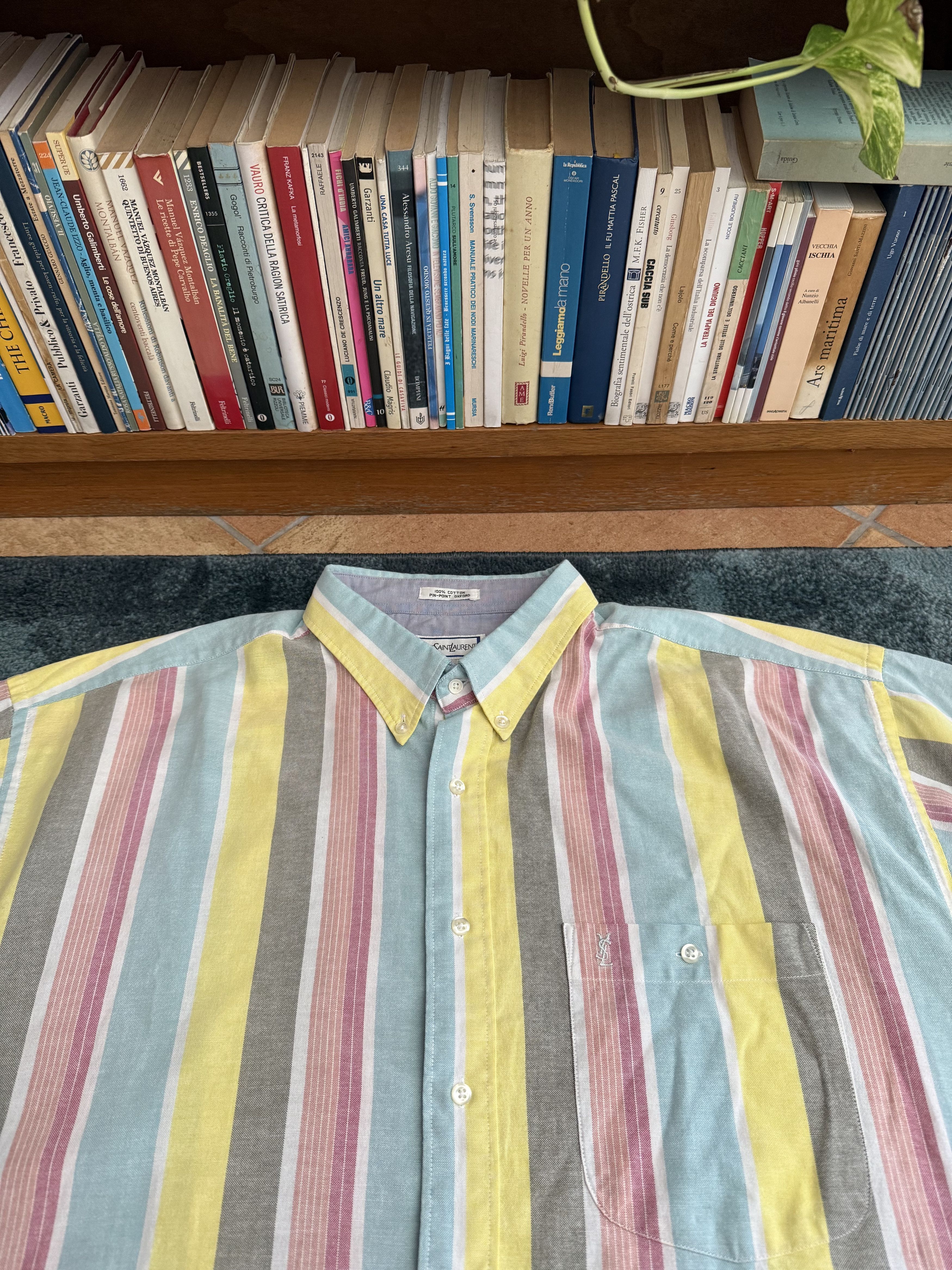 Yves Saint Laurent YSL OLD MONEY SHIRT Size US XL / EU 56 / 4 - 2 Thumbnail