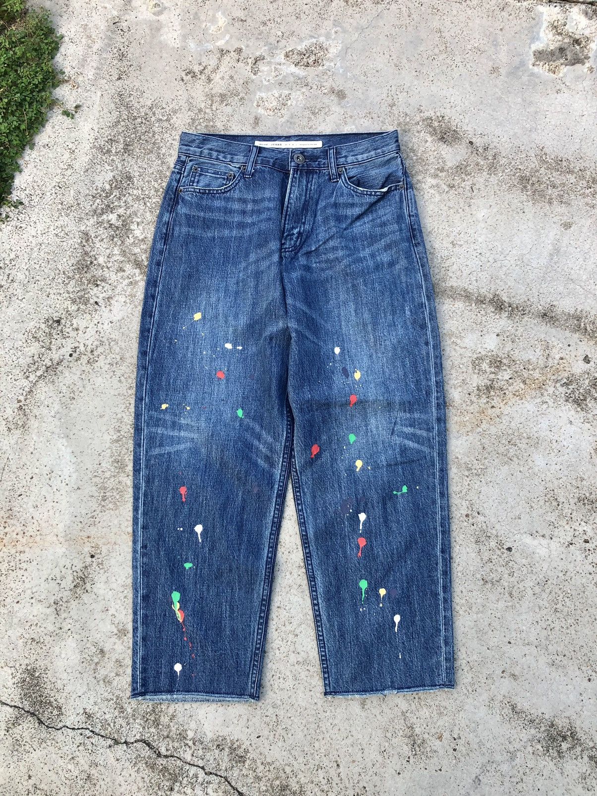Japanese Brand NIKO AND SPLATTERED PAINT JEANS Size 29" - 1 Thumbnail