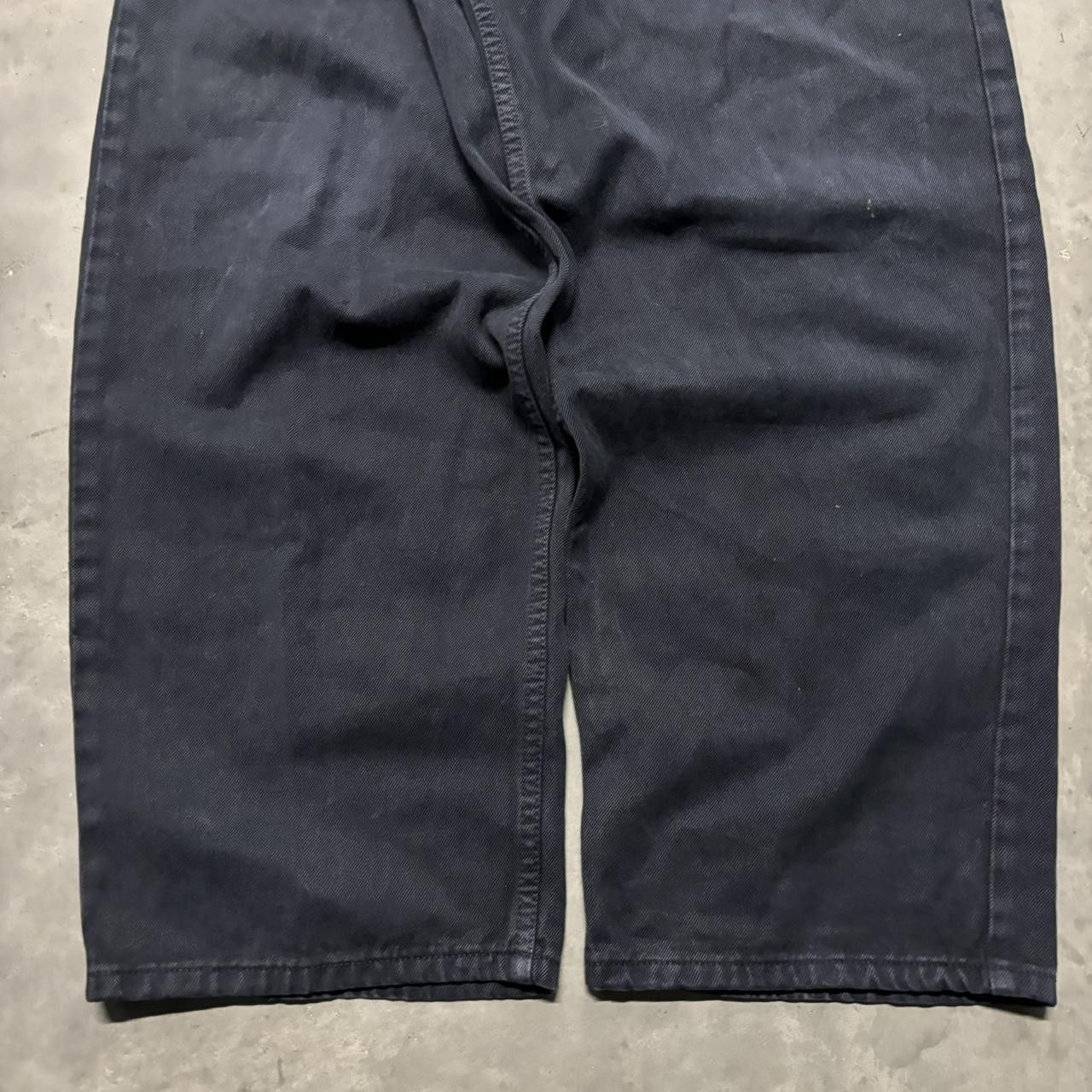 Calvin Klein × Vintage Crazy Vintage Y2K/2000s Baggy Dark Navy Blue Calvin Klein Skater Denim Jeans! Size US 40 / EU 56 - 6 Thumbnail