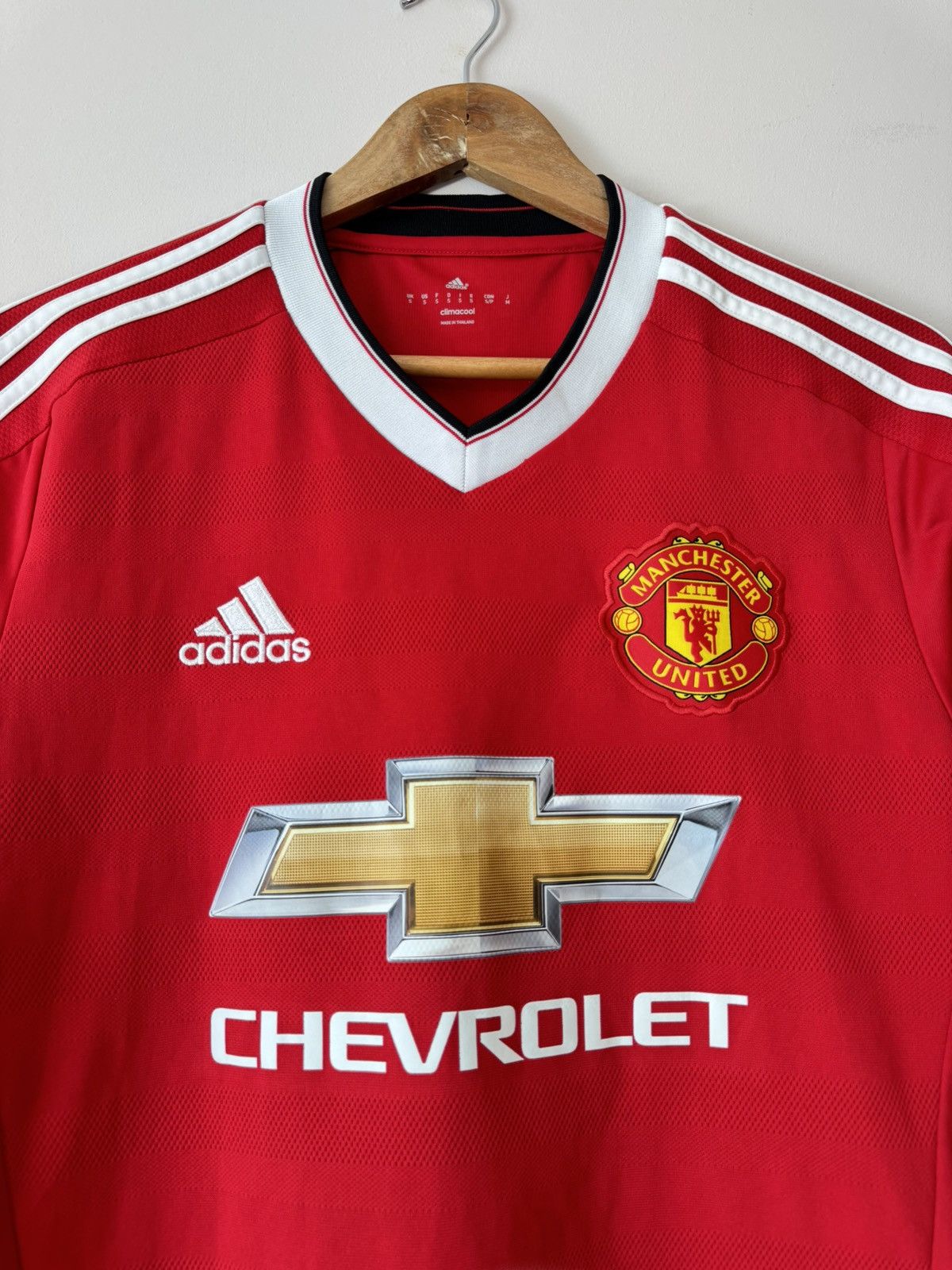 Adidas Manchester United 2015-2016 Home Soccer Jersey Football Kit Size US S / EU 44-46 / 1 - 7 Thumbnail