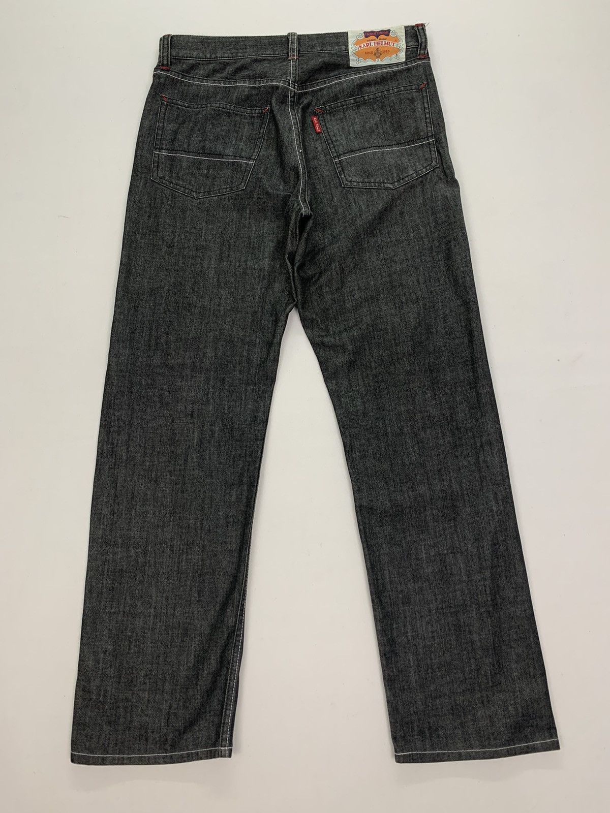Karl Helmut × Pink House × Vintage Vintage 90s Karl Helmut Embroided Jeans deadstock Size US 32 / EU 48 - 2 Thumbnail