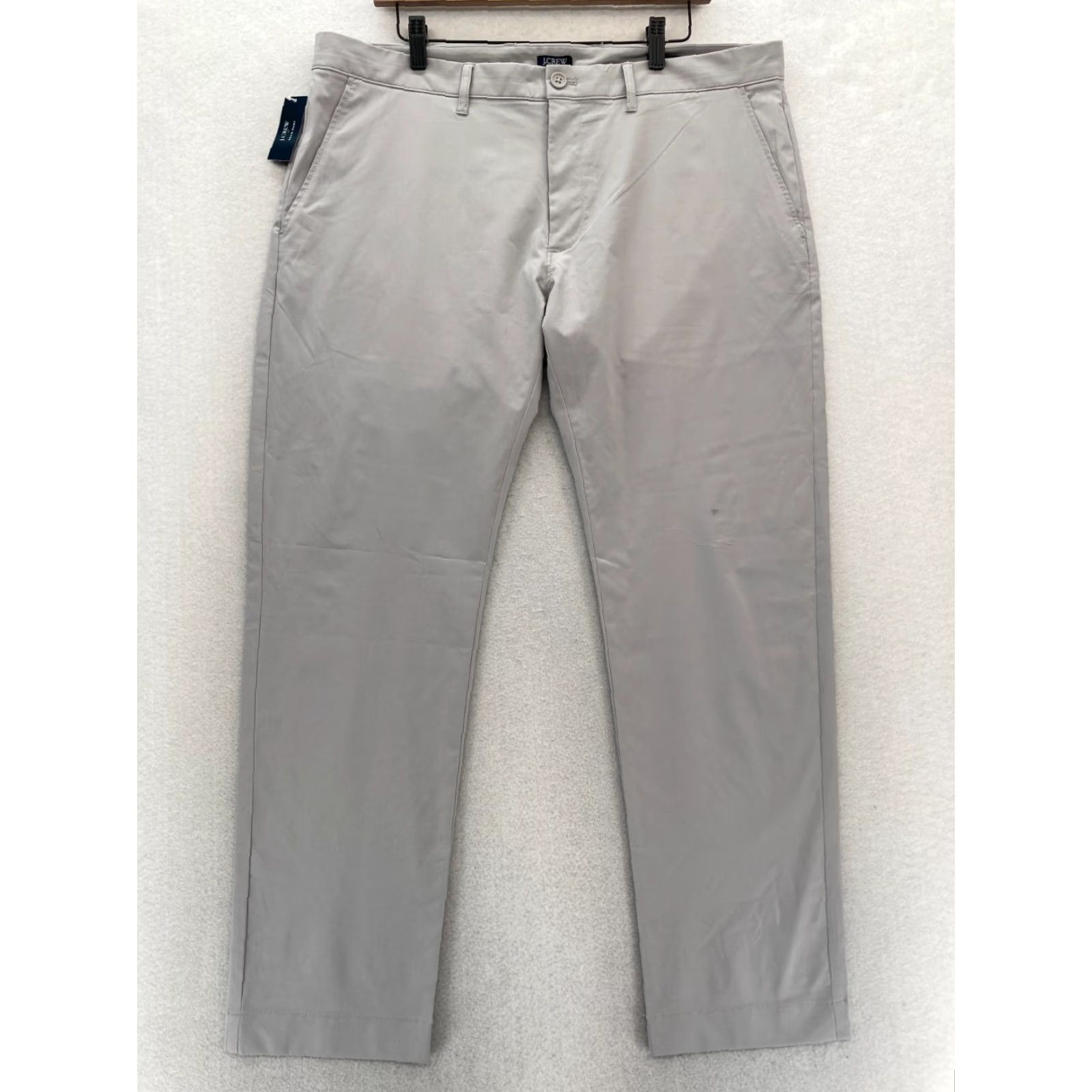 J.Crew J.Crew Flex Tech Pants Mens 36x30 Slim Straight Leg Gray Stretch Lightweight Size US 36 / EU 52 - 2 Thumbnail