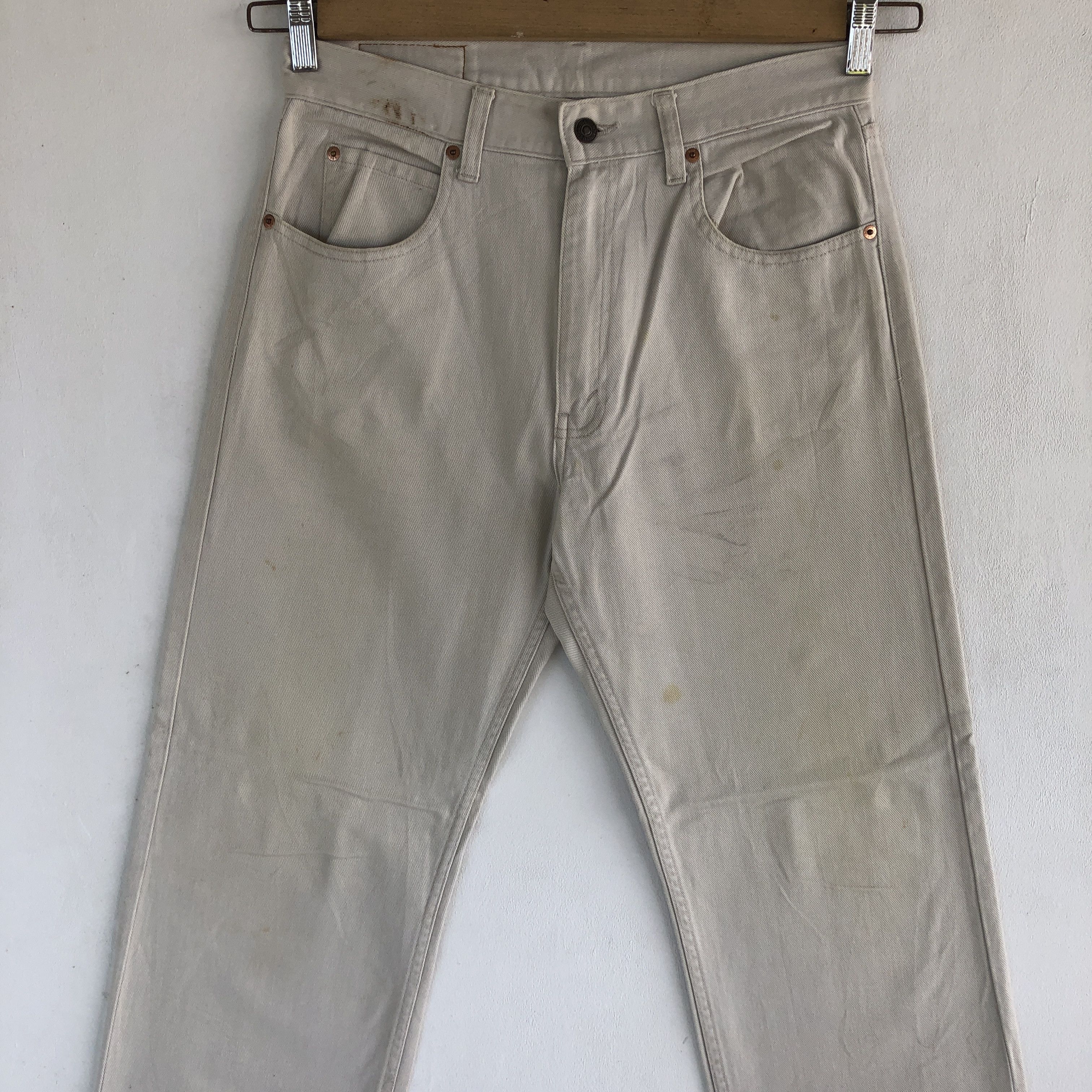 Levi's Vintage Levis 512 Baggy Beige Jeans Levi's Mud Wash Denim Size US 30 / EU 46 - 3 Thumbnail