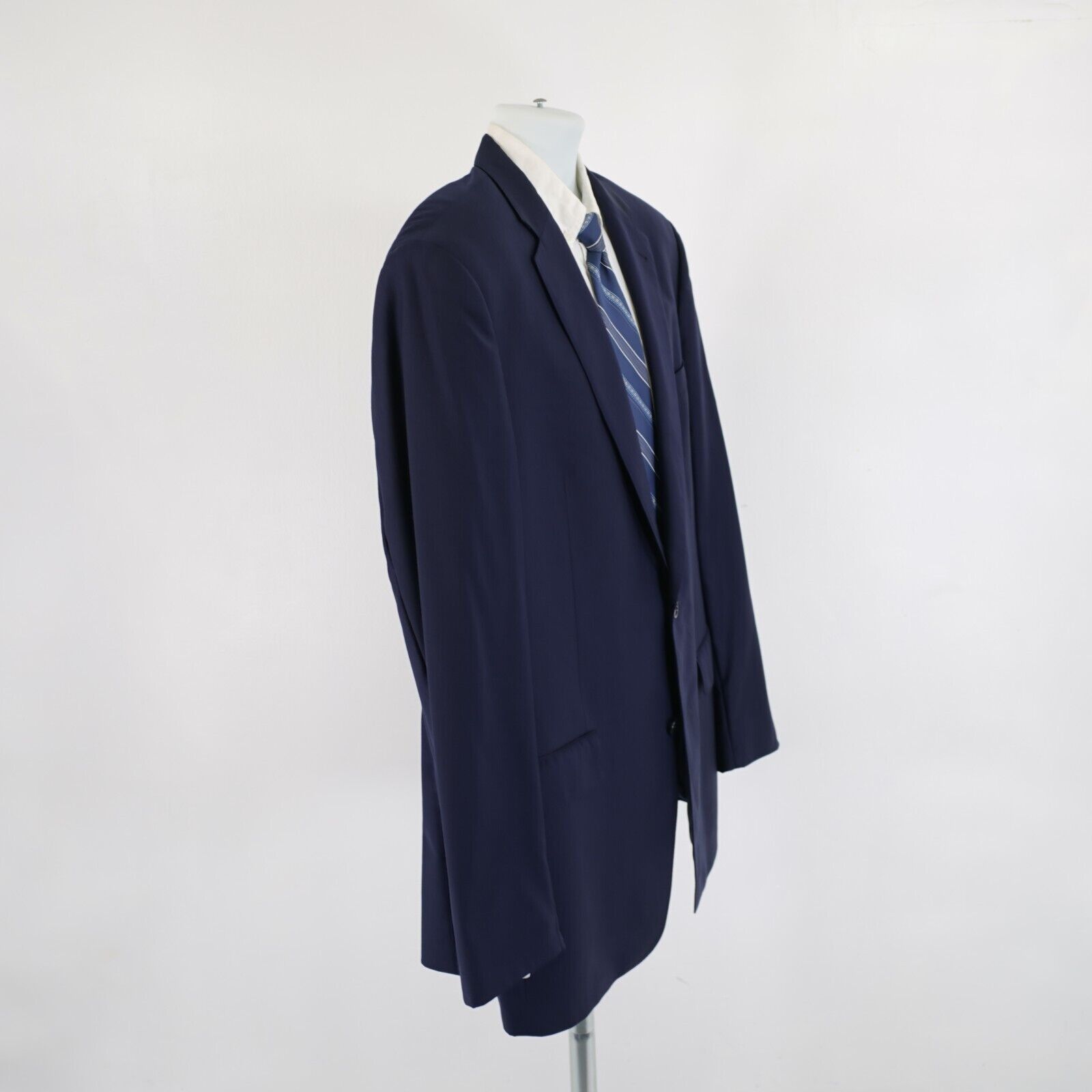 Jos. A. Bank Jos A Bank Signature Gold Wool Blue Herringbone 44L / Slim 4 Size 44L - 7 Thumbnail